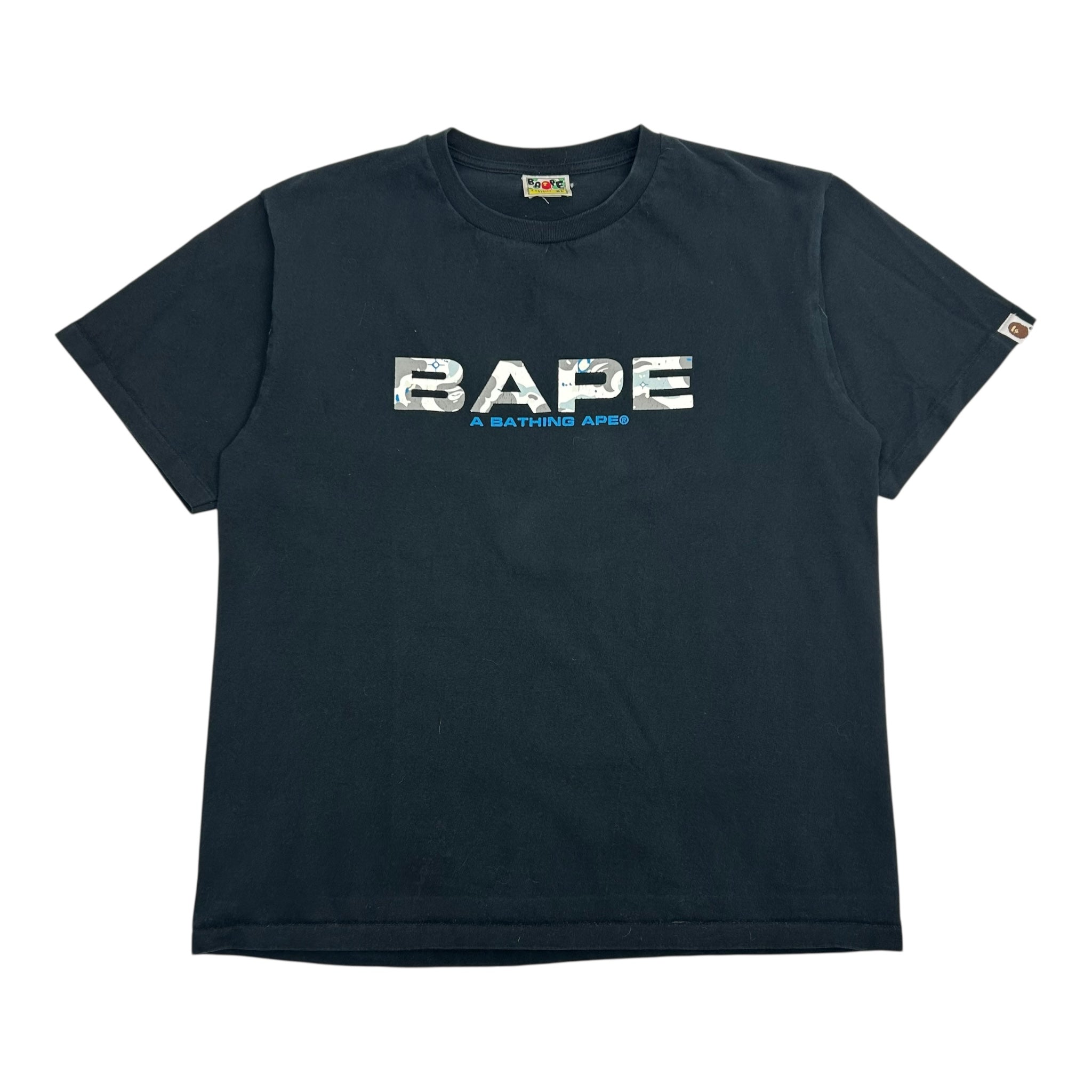 Bape Space Spellout Tee Black