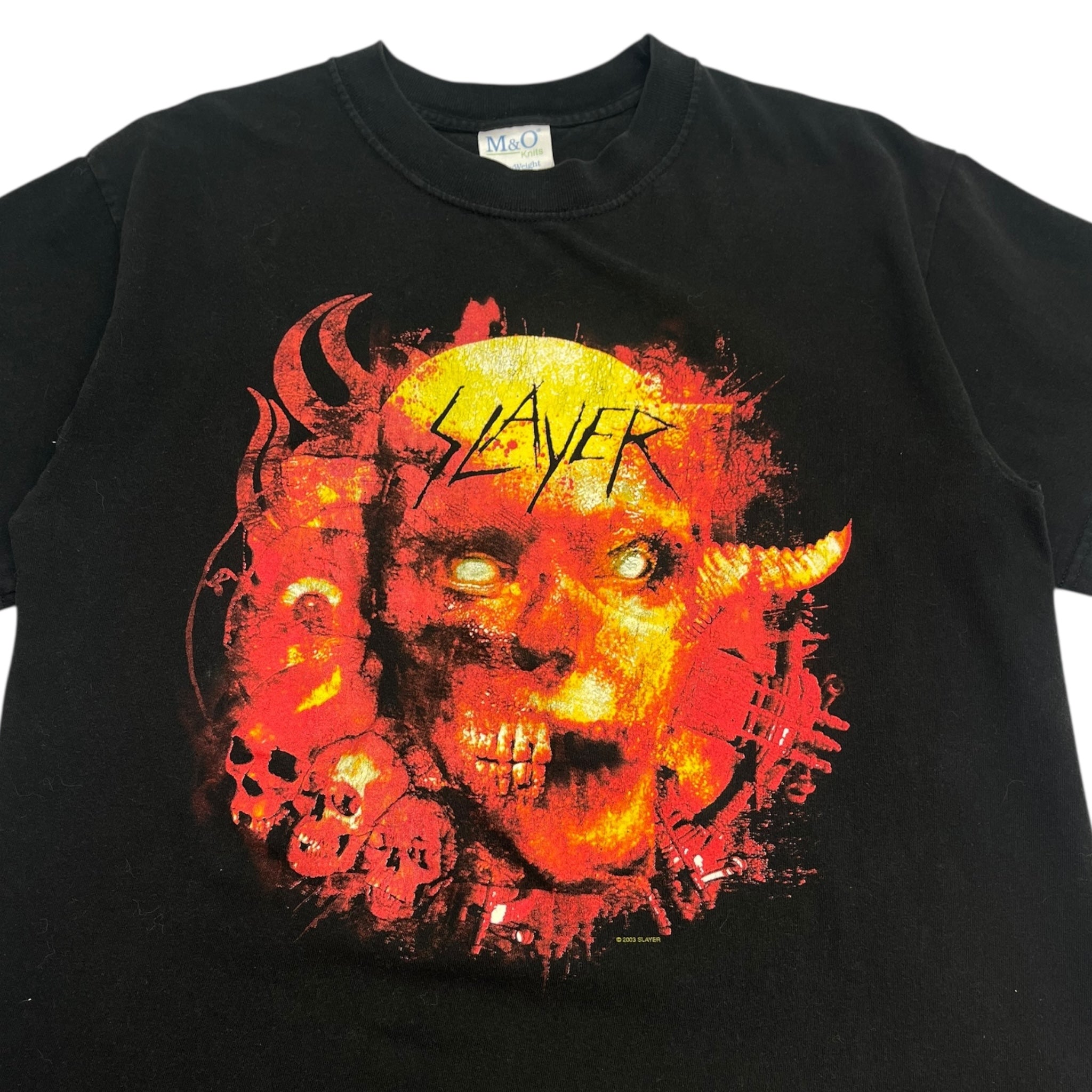 2003 Slayer Skull T-Shirt Black