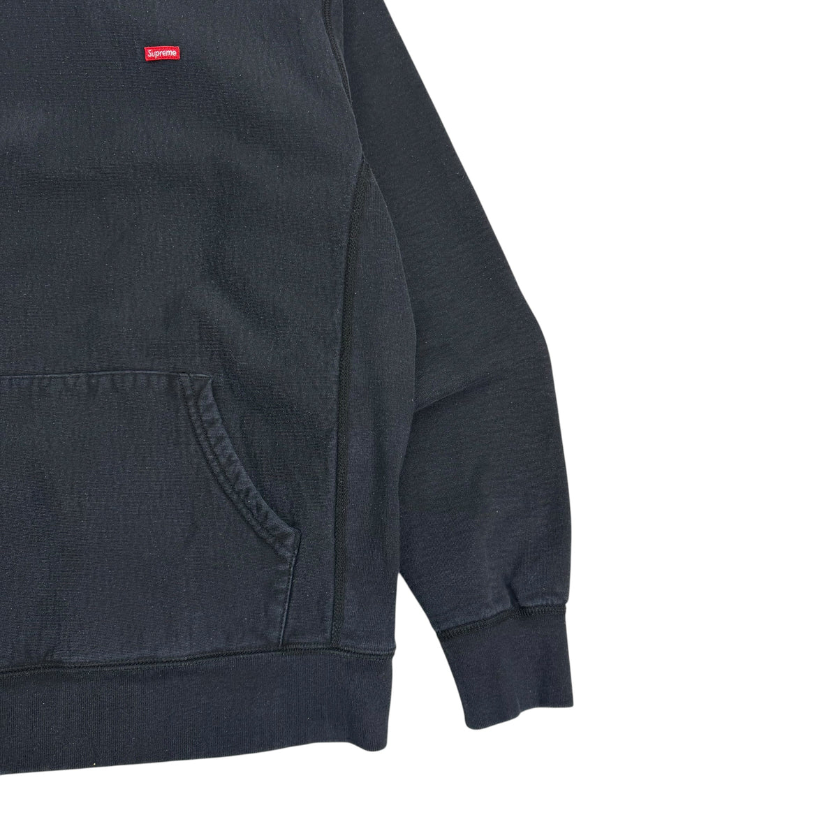Supreme Small Box Logo Hoodie Washed Black