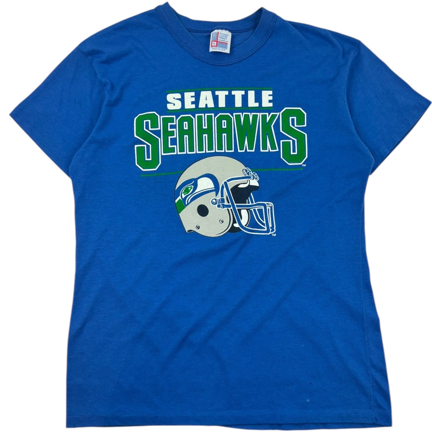 Vintage Seattle Seahawks T-Shirt Blue