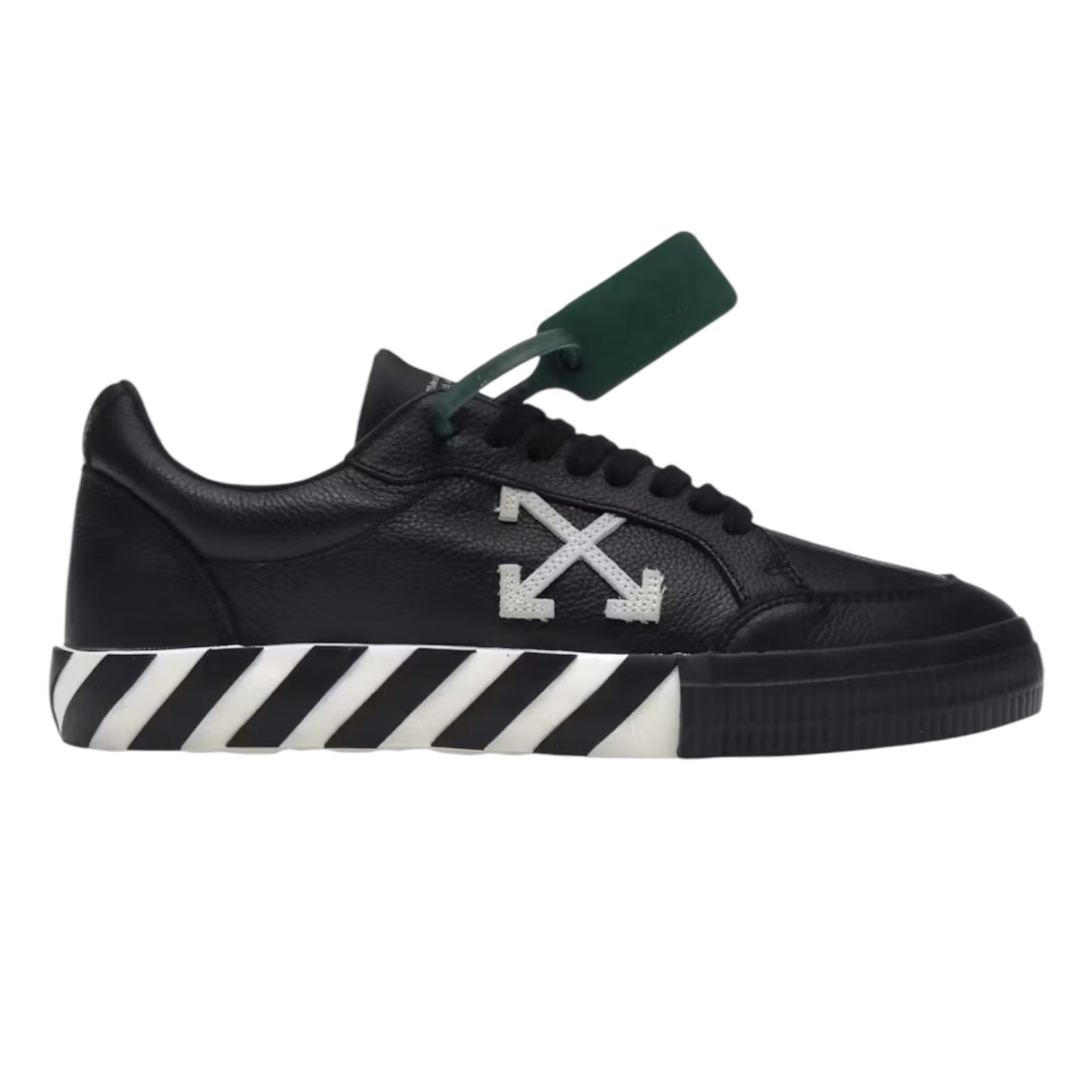 Off-White Vulc Low Leather Black White (SS22)