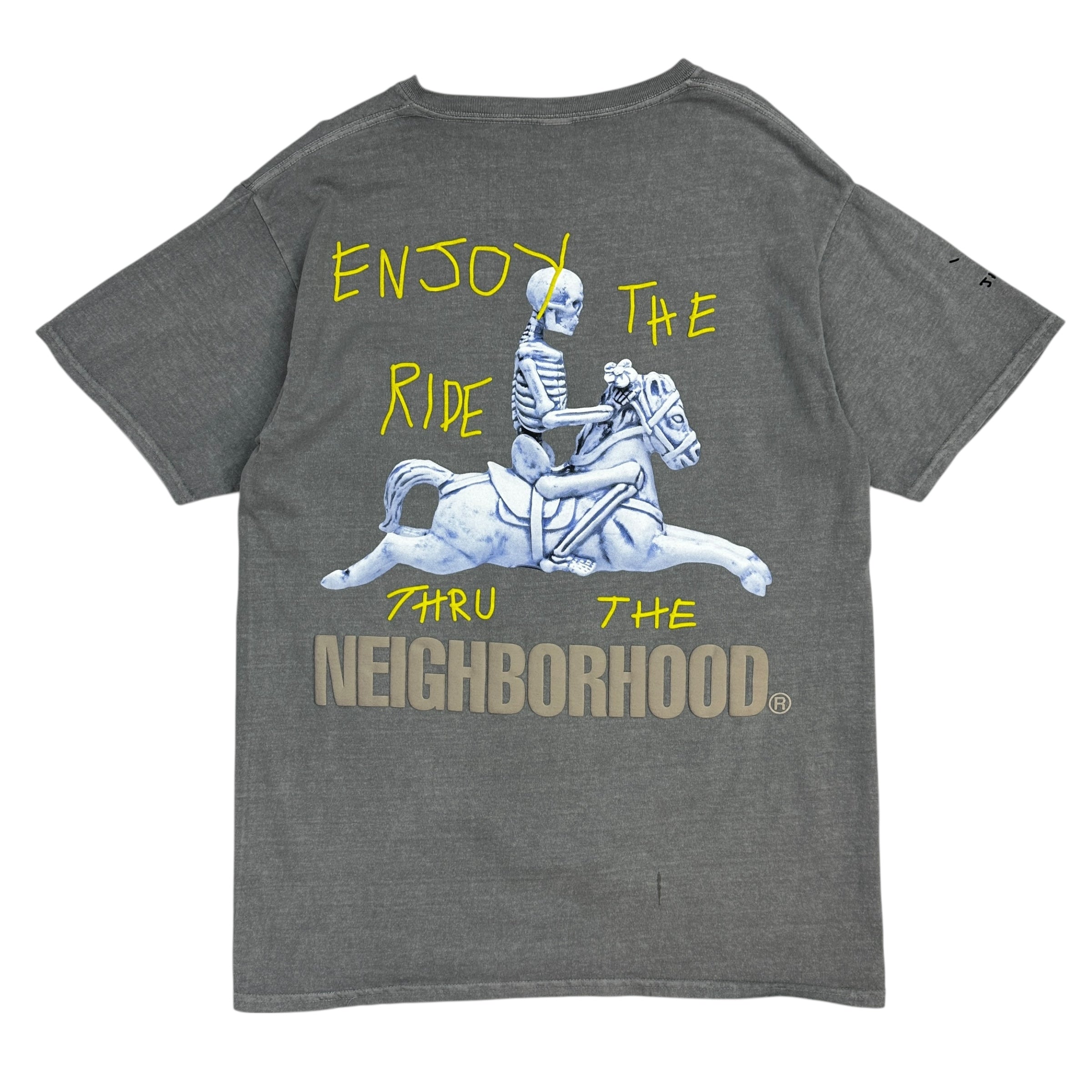 Cactus Jack Travis Scott Neighborhood Enjoy The Ride Tee Grey