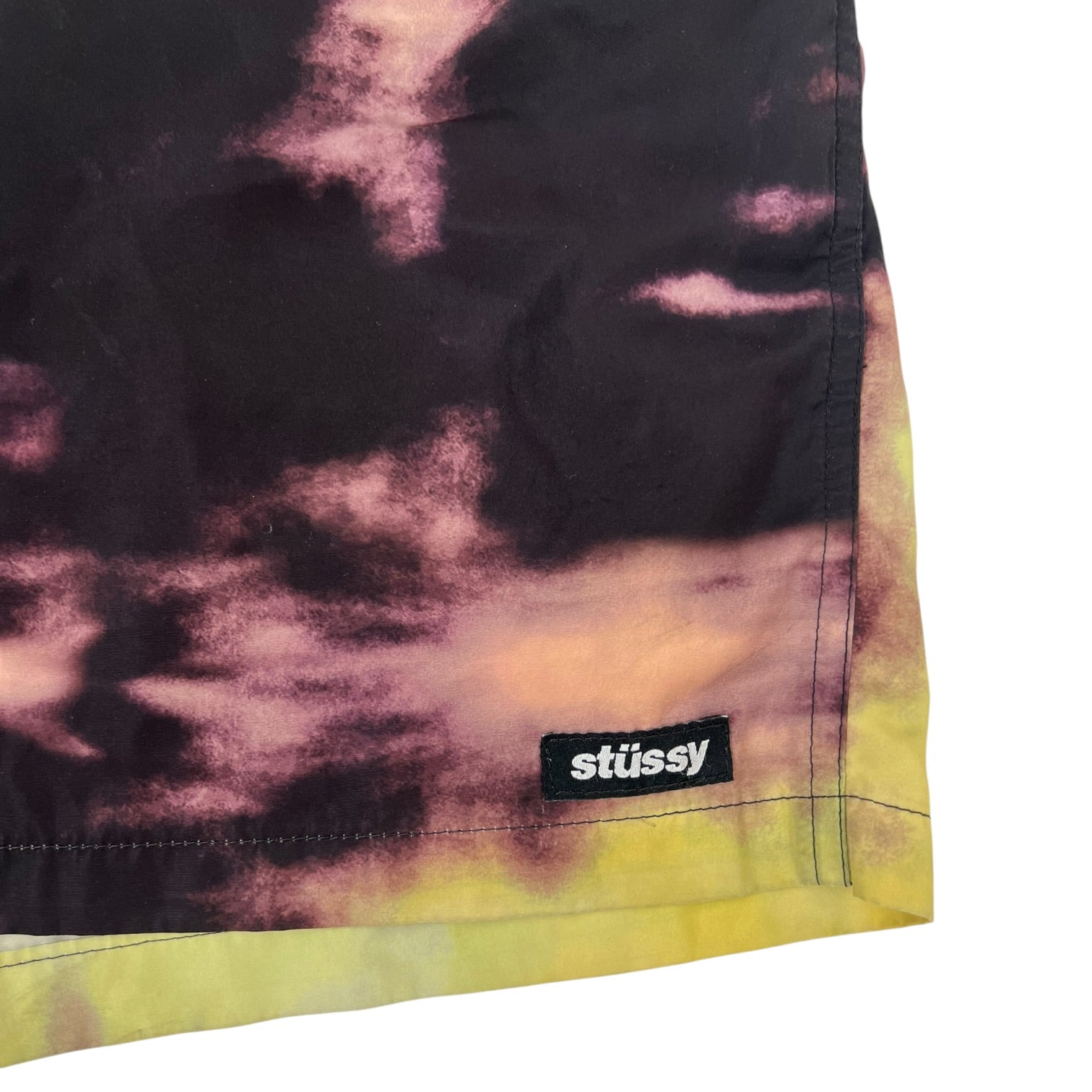 Stussy Leary Mountain Shorts Black Tie-Dye