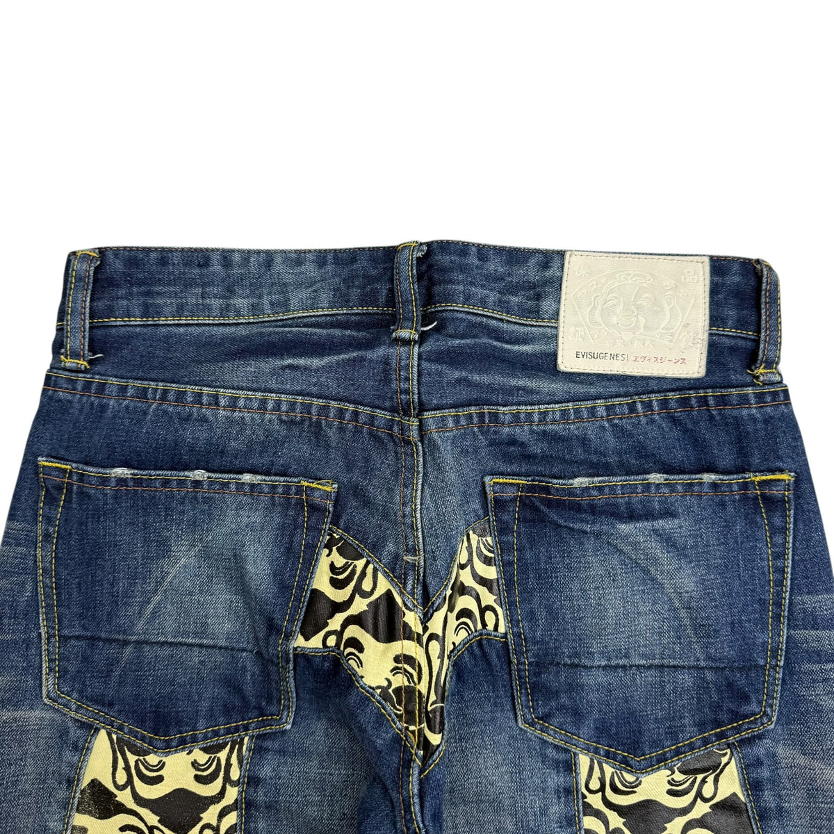 Vintage Evisu Daicock Denim Pants Dark Indigo
