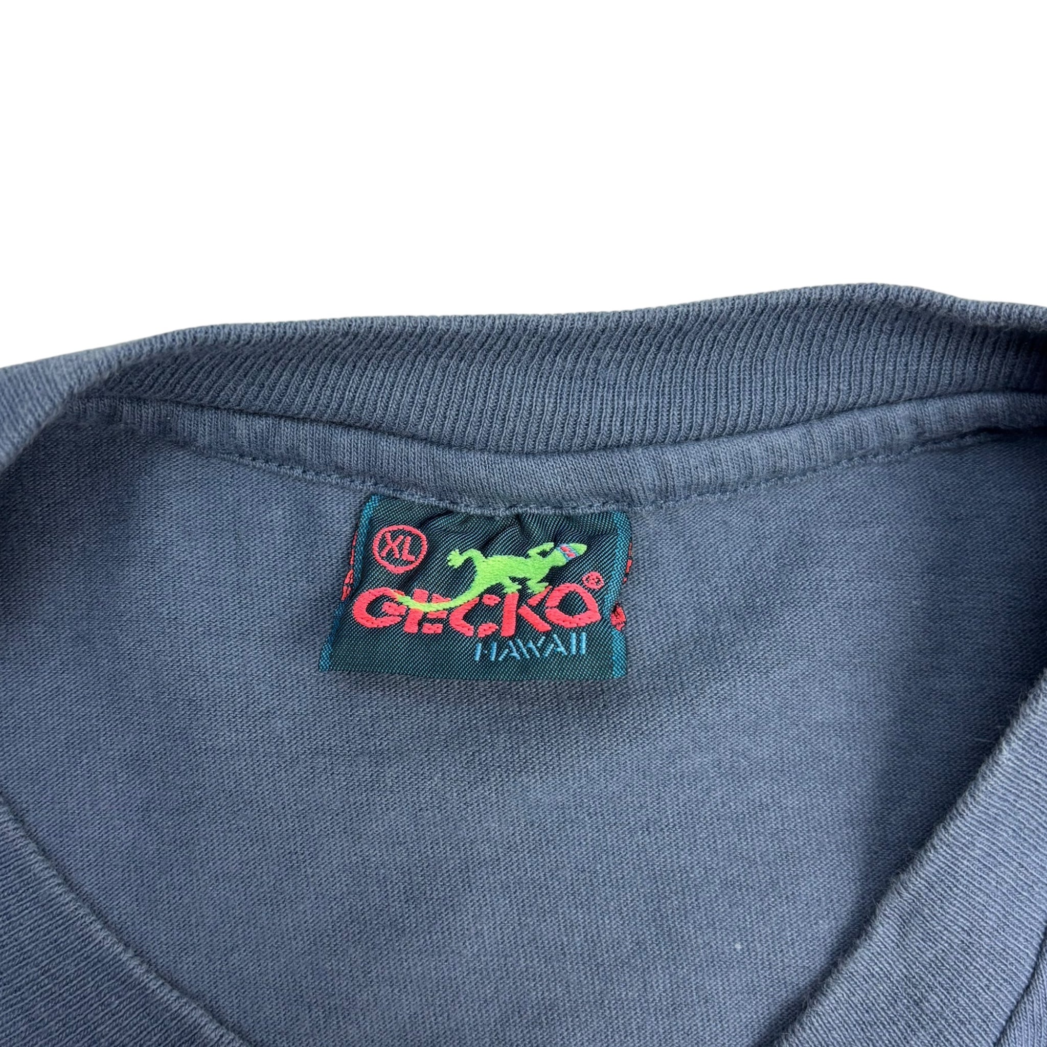 1997 Gecko Hawaii Biker T-Shirt