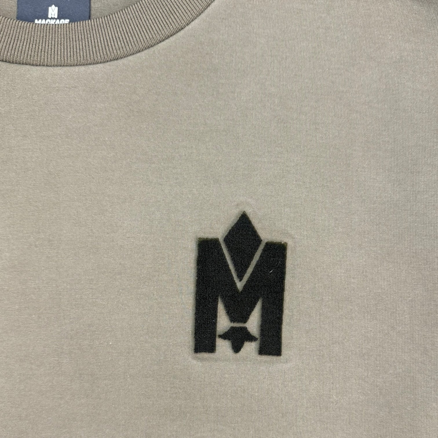 Mackage MAX-VT Logo Crewneck Dark Green