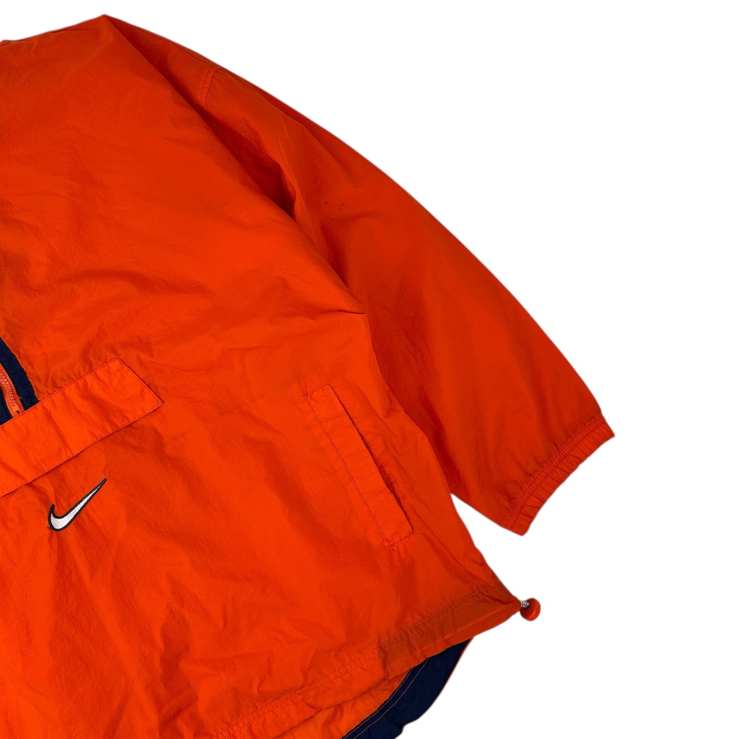 Vintage Nike Half Zip Collar Anorak Orange