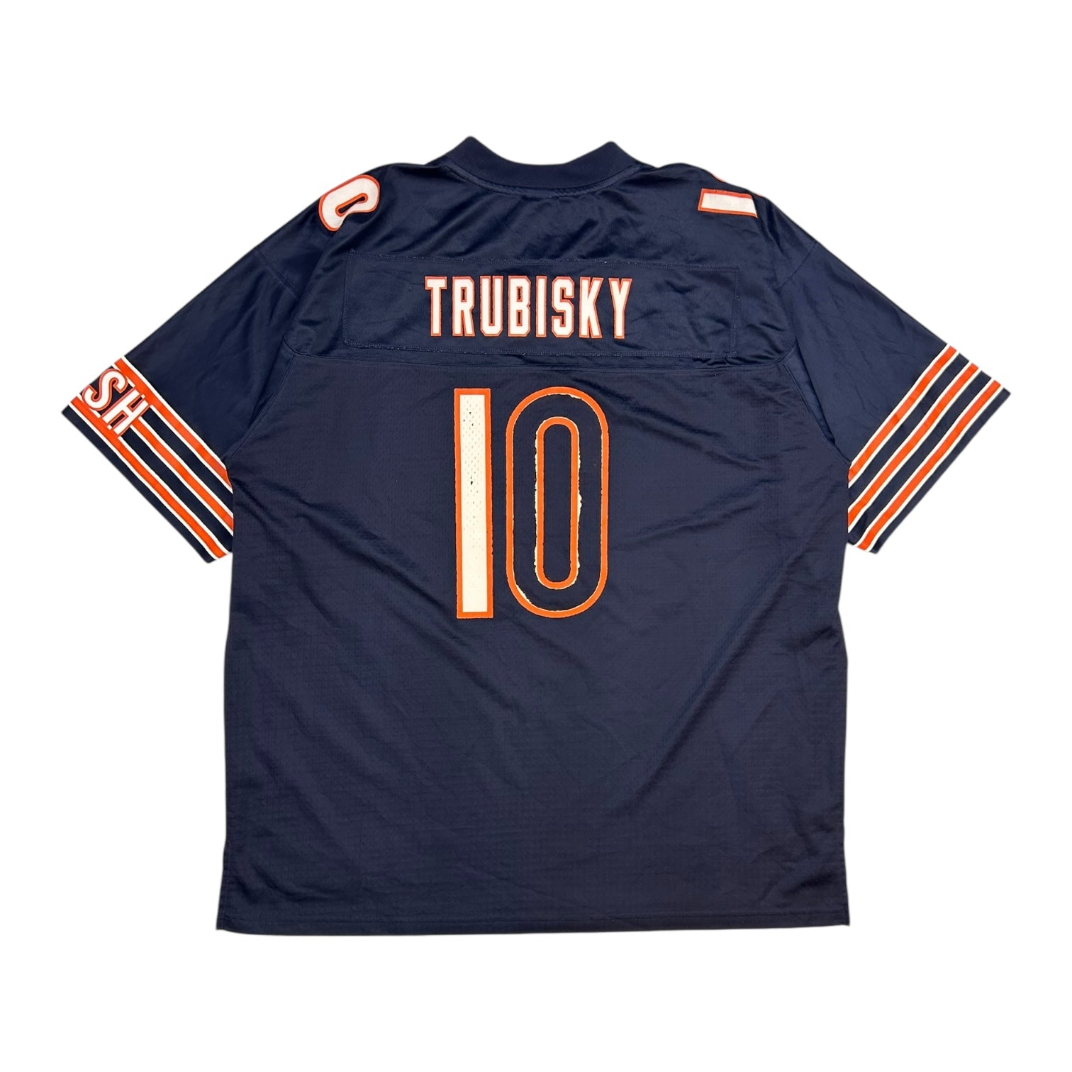 Vintage Pro Line Chicago Bears Mitch Trubisky Home Jersey Navy/Orange