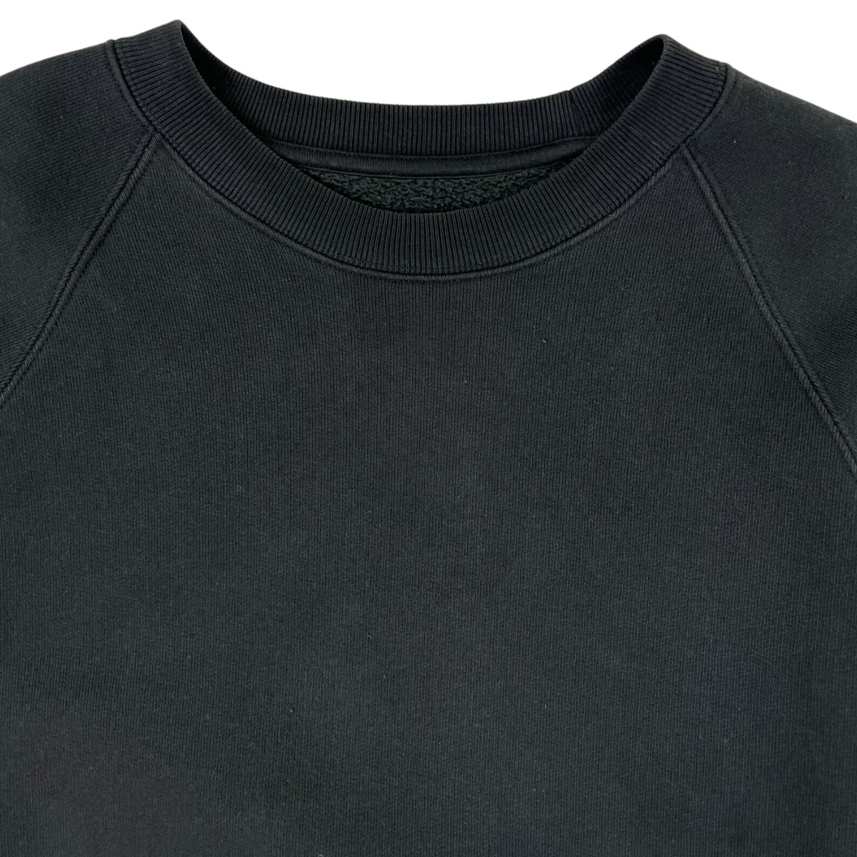 Stussy Fleece Raglan Crewneck Sweatshirt Black