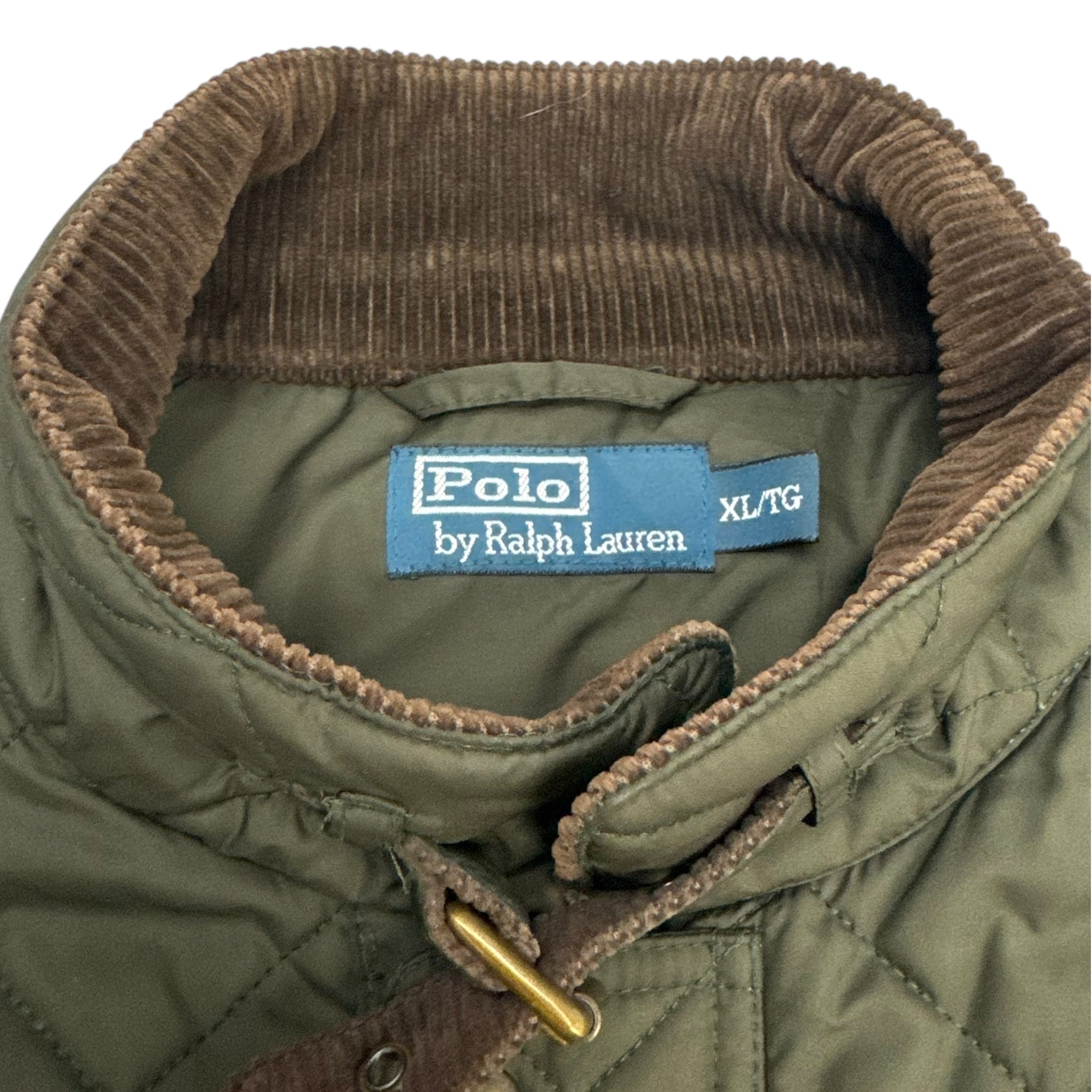 Vintage Polo Ralph Lauren Beaton Quilted Jacket Green