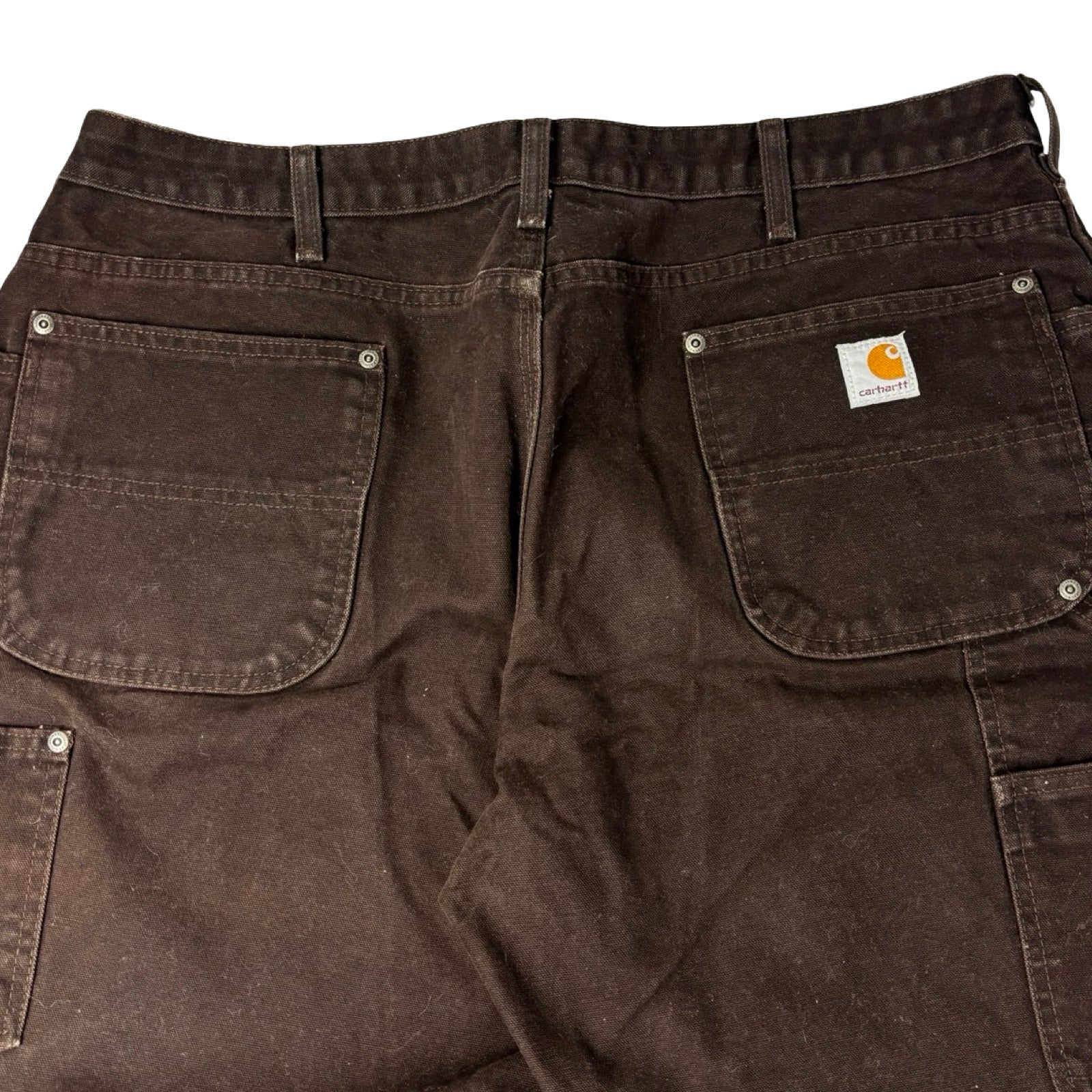 (W) Vintage Carhartt Double Knee Carpenter Pant Dark Brown