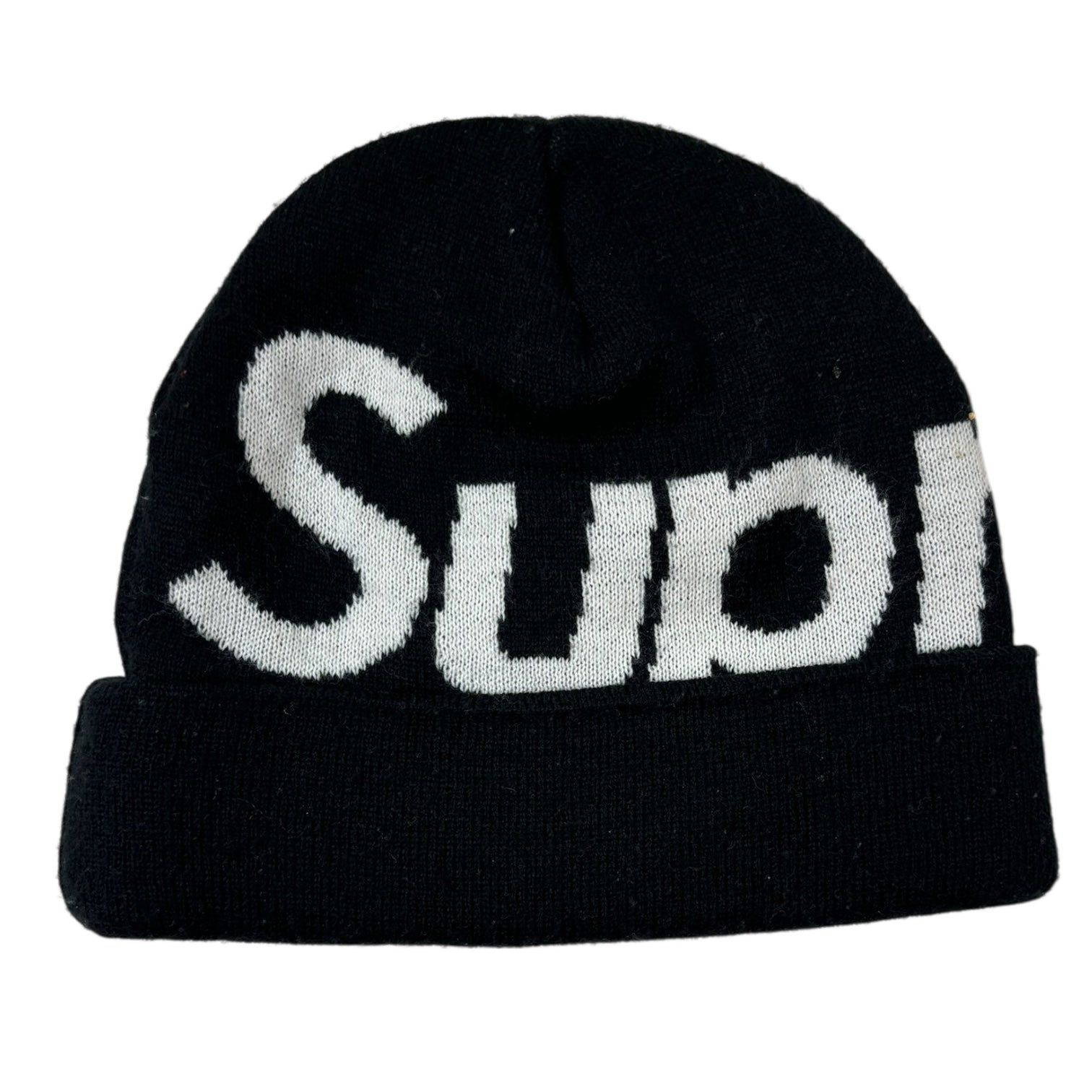 Supreme FW19 Big Logo Beanie Black