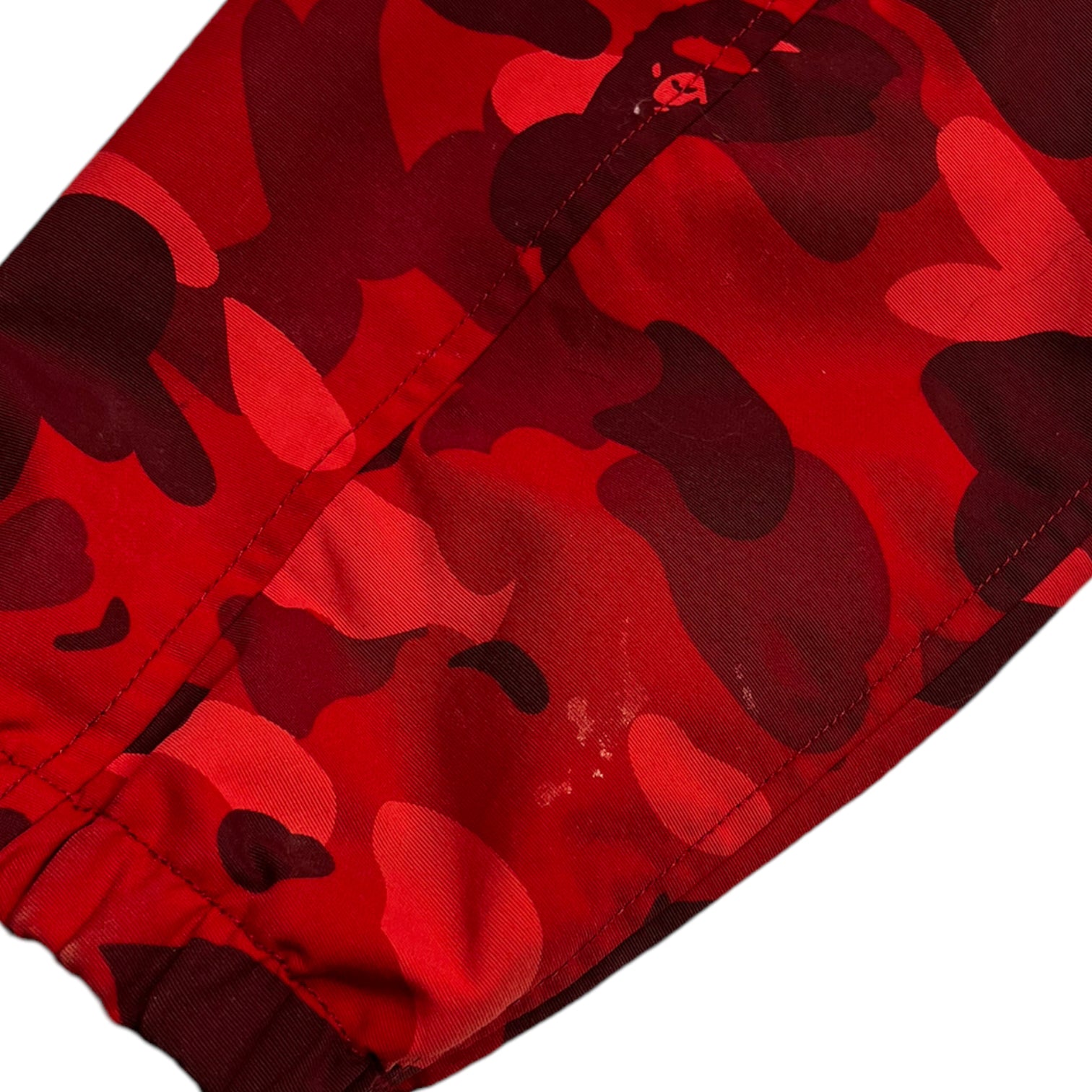 BAPE Camo Coaches Jacket Red