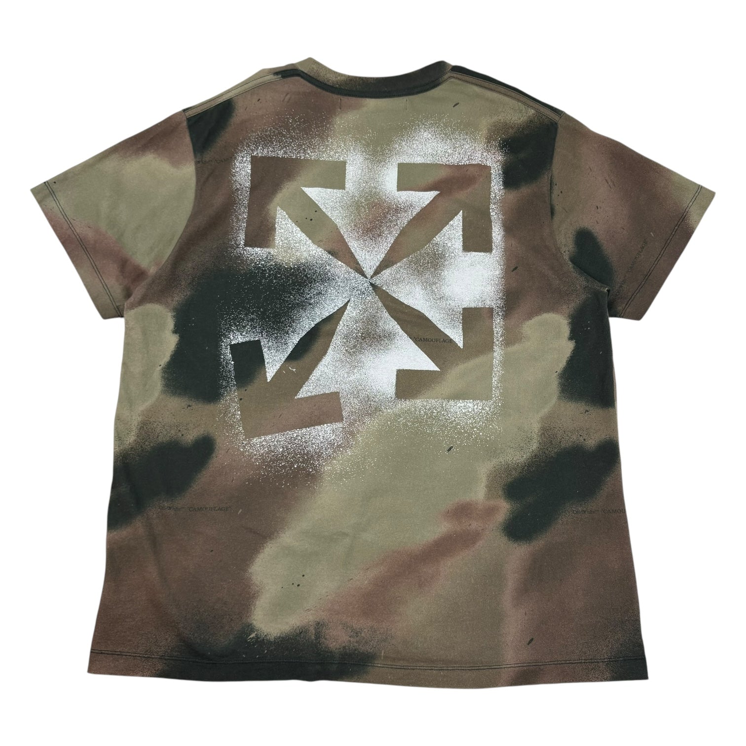 Off-White Stencil Arrows Camo T-Shirt