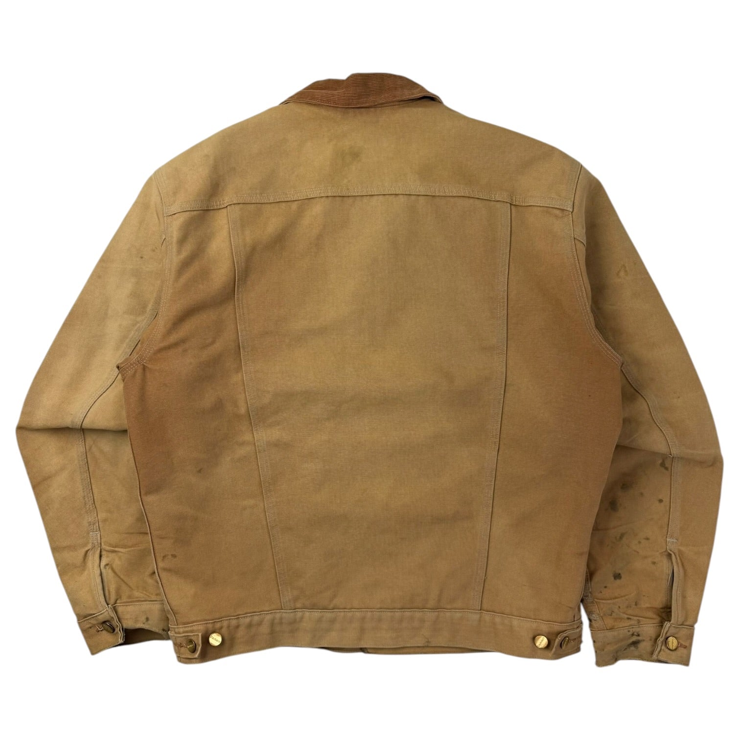 Carhartt J148 Blanket-Lined Firm Duck Jean Jacket Brown