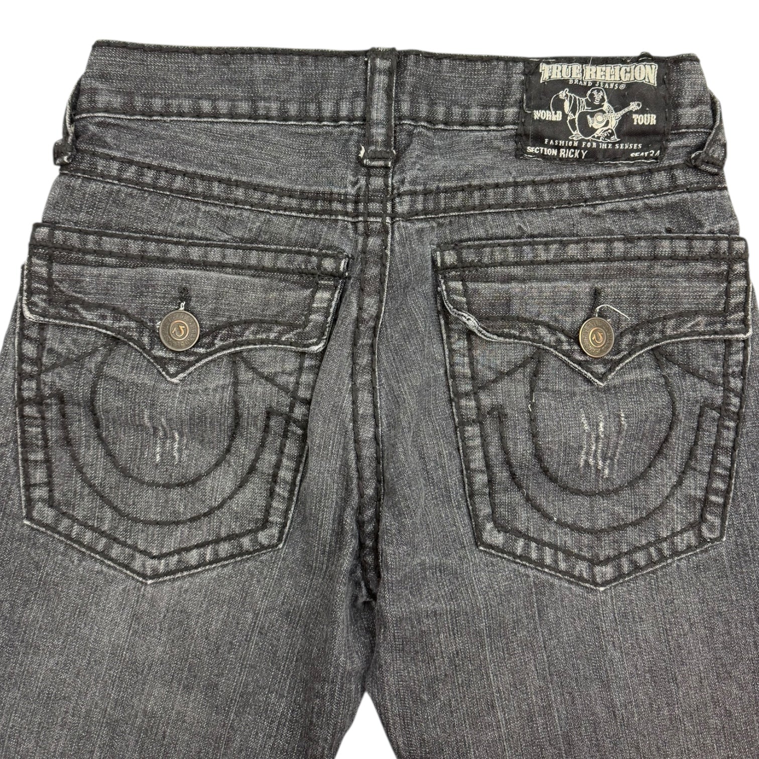 Vintage Y2K True Religion Ricky Jeans Black