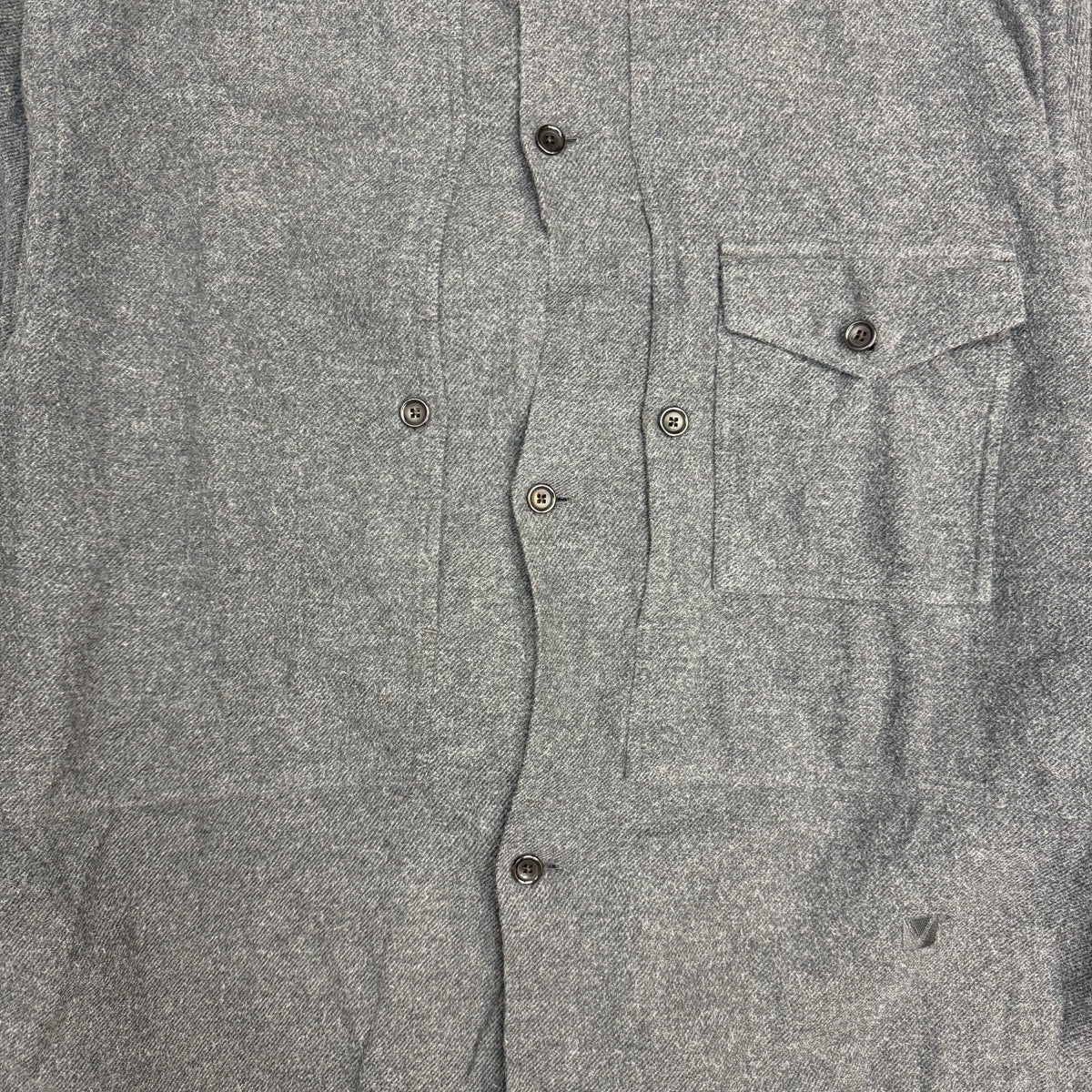 Louis Vuitton Wool Button Up Overshirt Grey