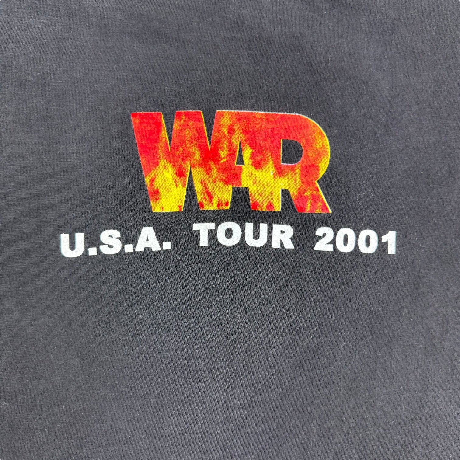 2001 WAR U.S. Tour Tee Black