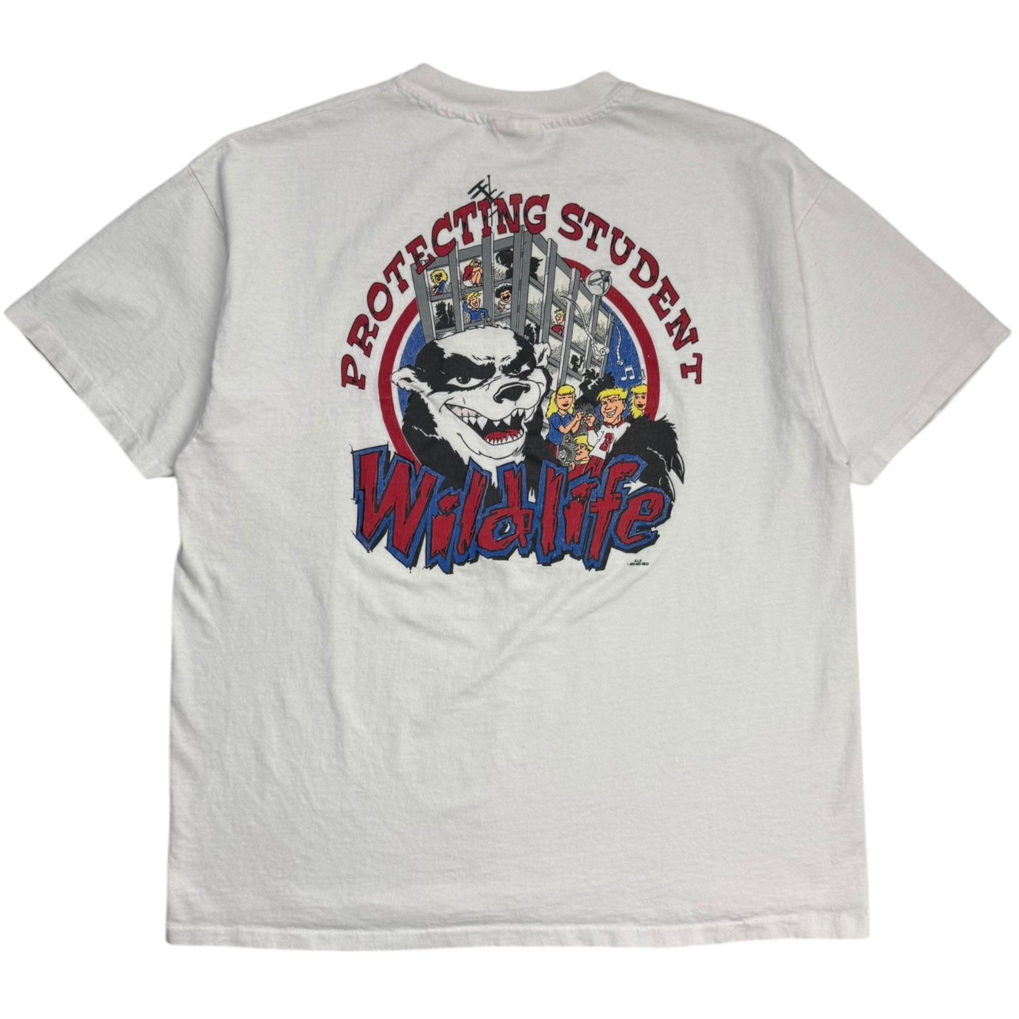 Vintage Brock University Protecting Student Wildlife T-Shirt