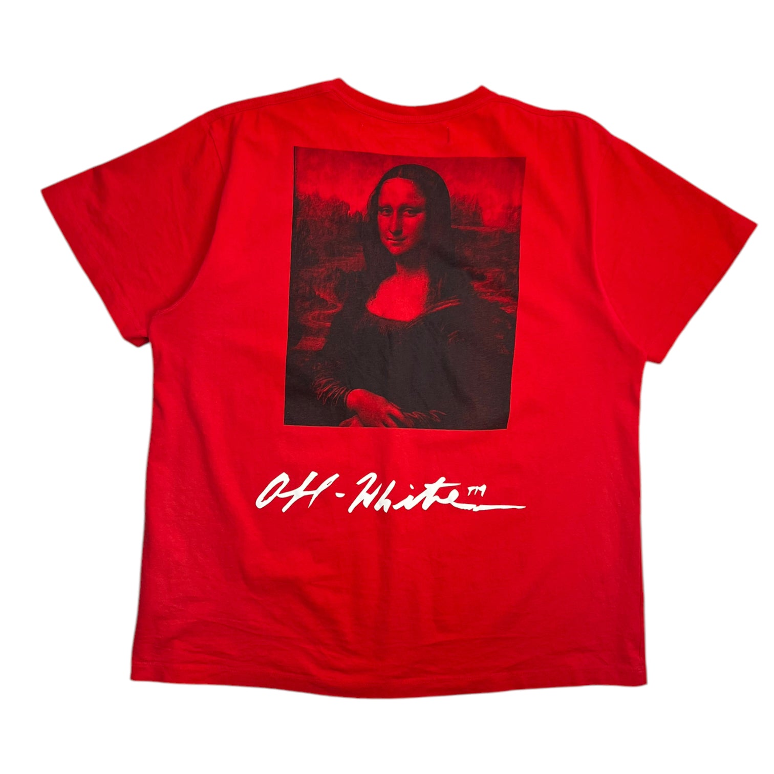 Off-White Mona Lisa Tee Red