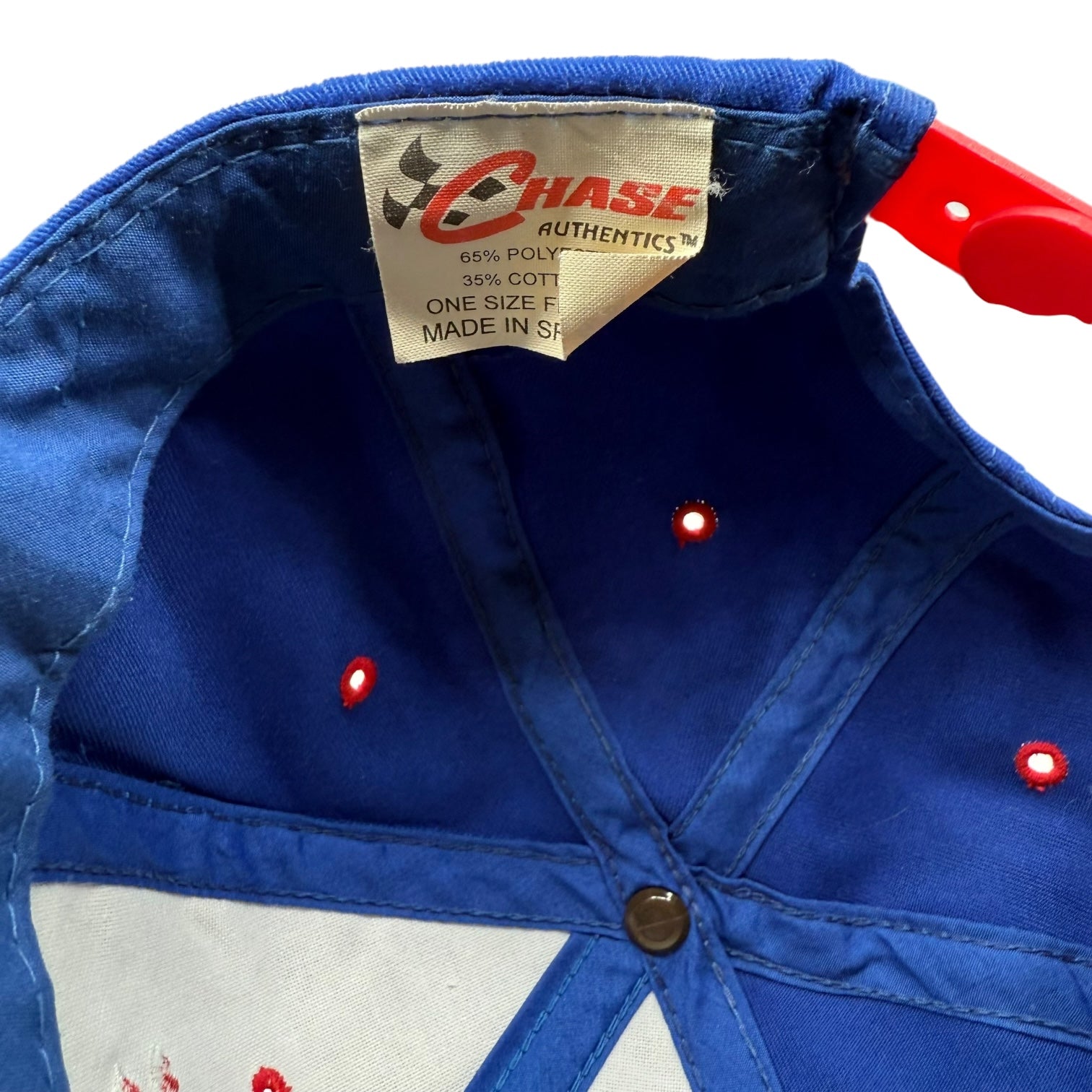 Vintage NASCAR Miller Racing Hat Blue/Red