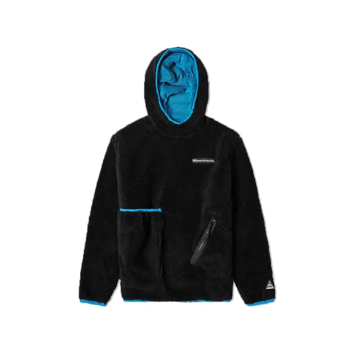 Billionaire Boys Club Sherpa Pullover Hoodie Black/Blue