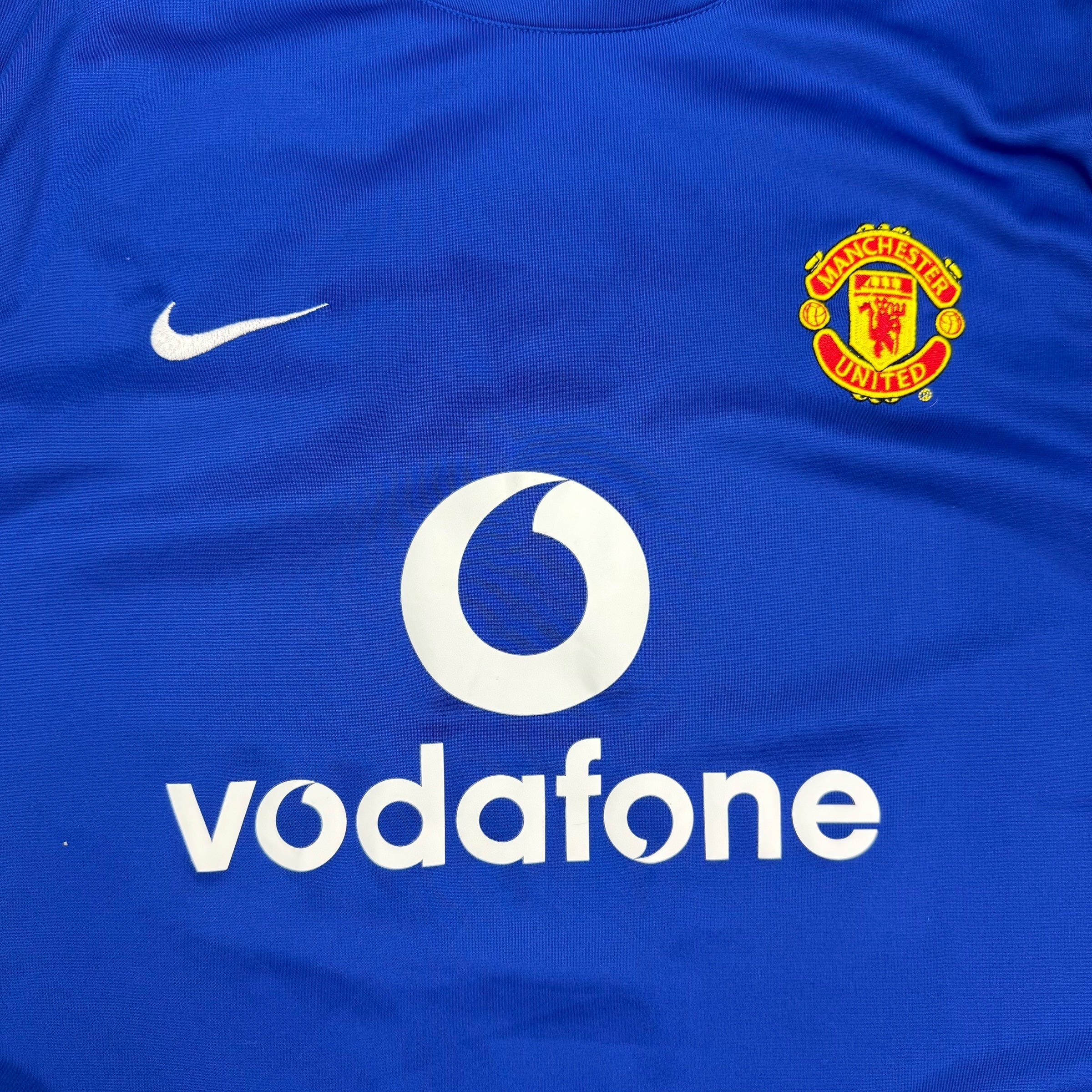 2002 T90 Manchester United Third Jersey Blue
