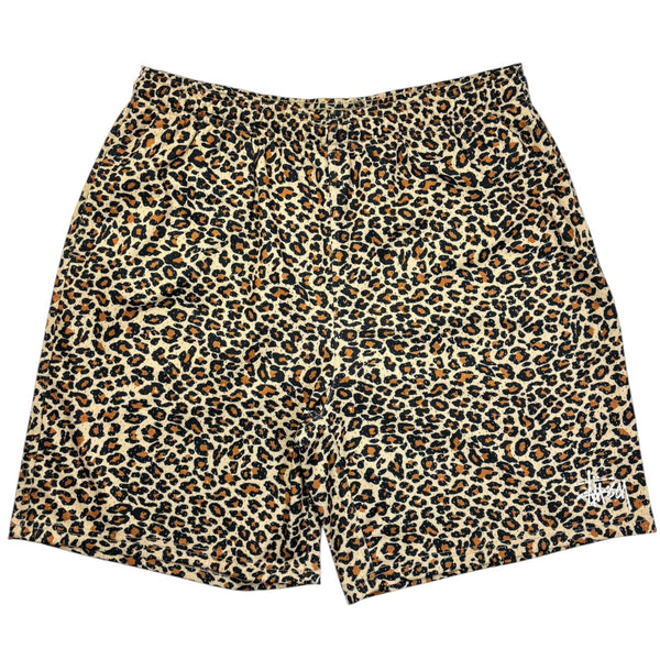 Stussy Leopard Print Mesh Shorts