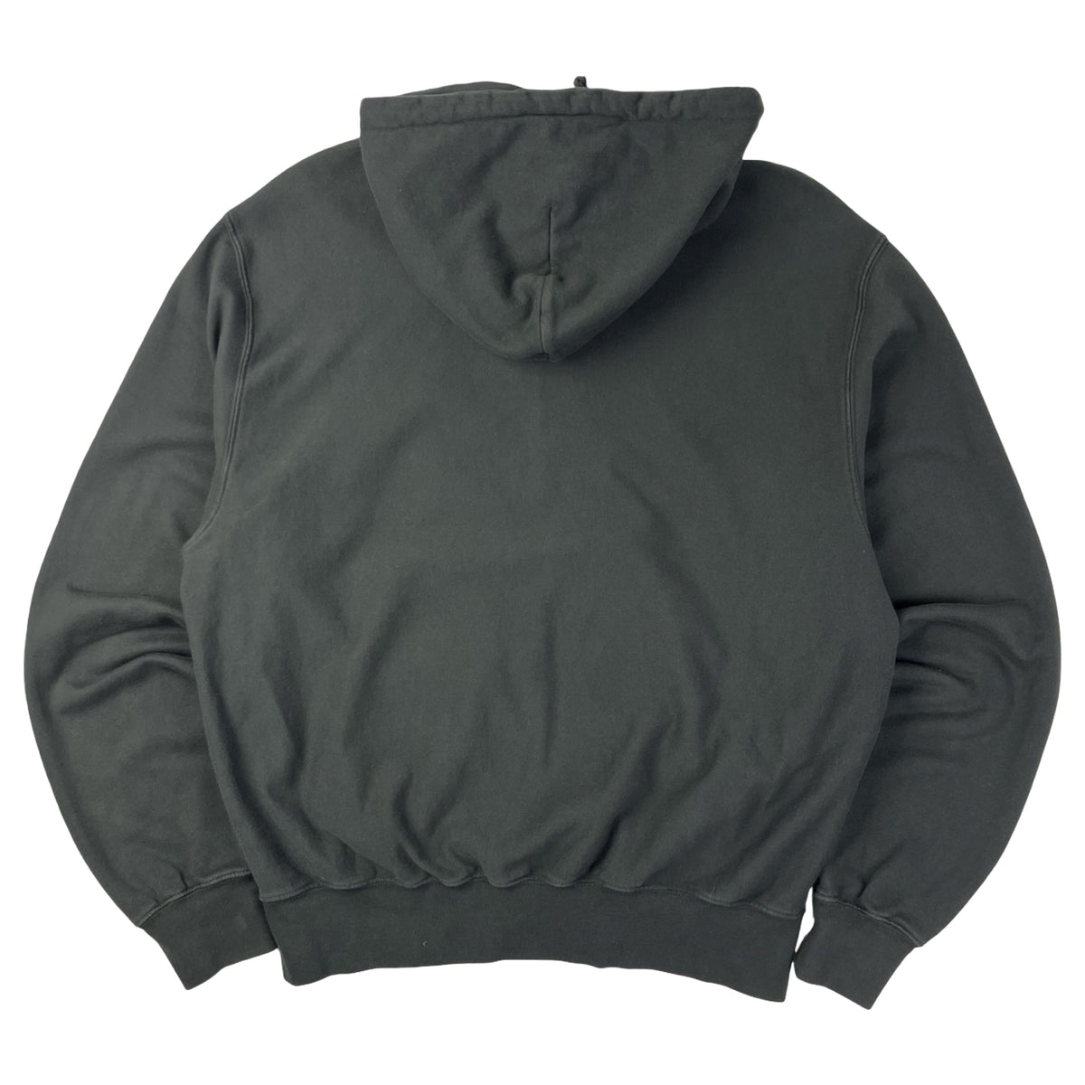 Stussy Lightweight Terry Zip Up Hoodie Charcoal Grey