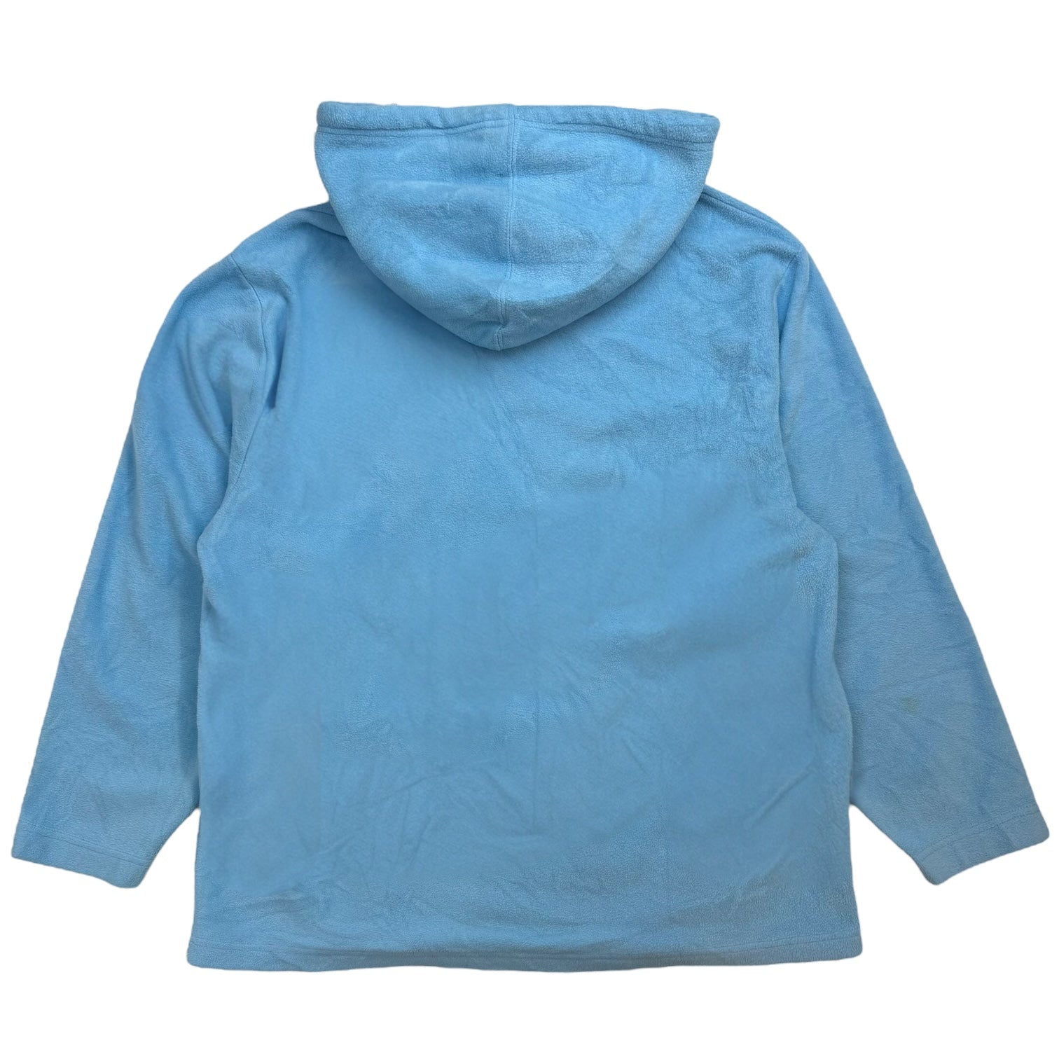 Vintage Y2K JNCO Crown Logo Fleece Hoodie Baby Blue