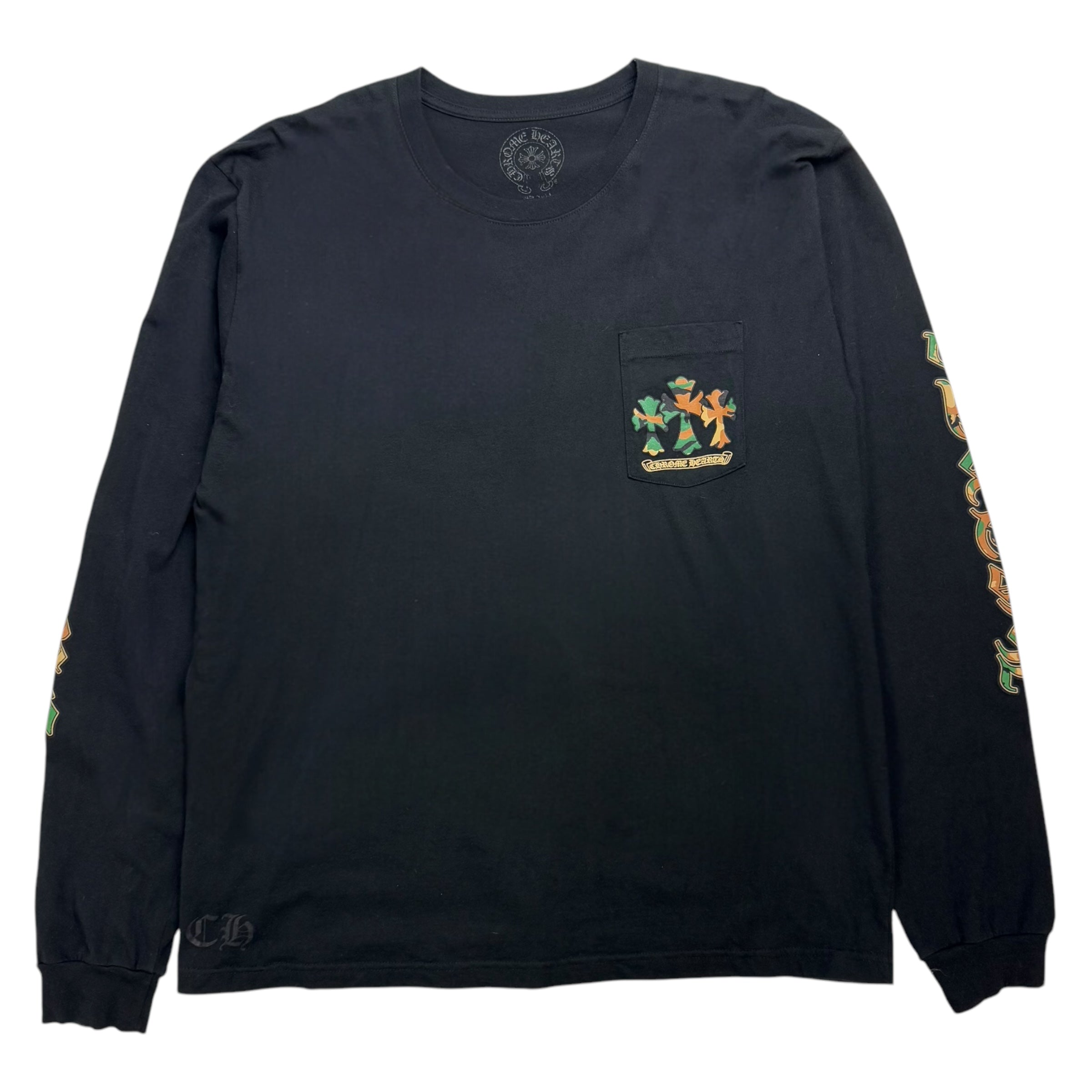 Chrome Hearts Horse Shoe L/S Tee Black/Camo