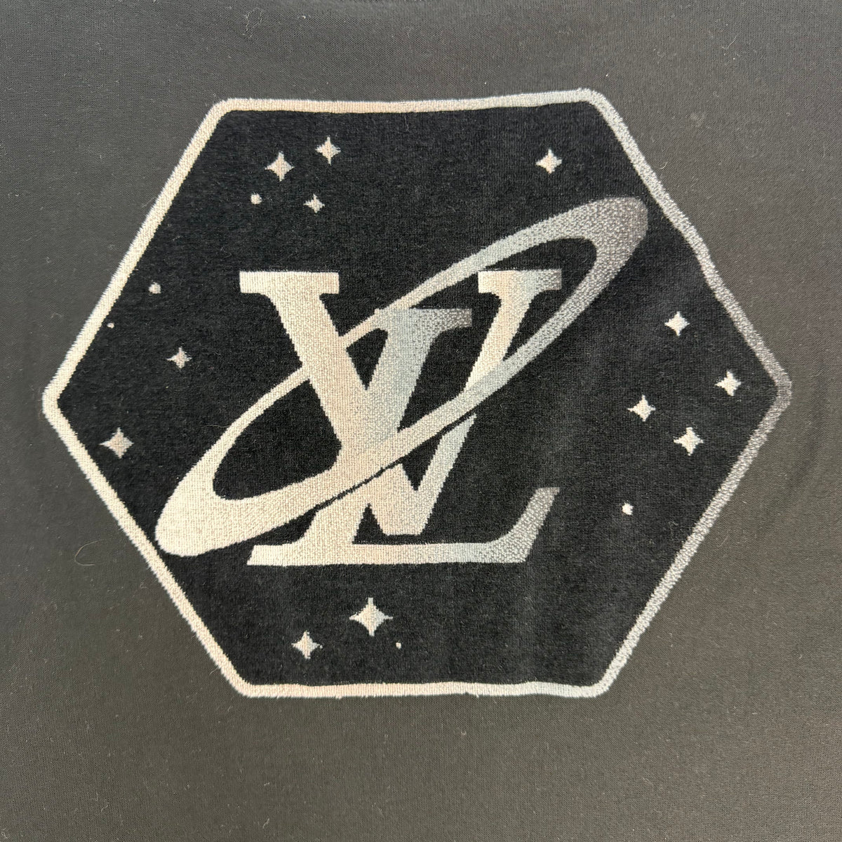 Louis Vuitton Jacquard Velour Satellite Tee Black