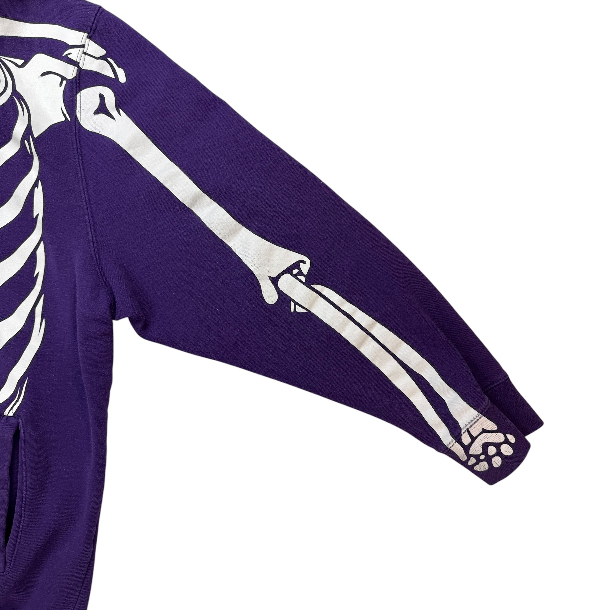 Vintage LRG Dead Serious Skull Full Zip Hoodie Purple