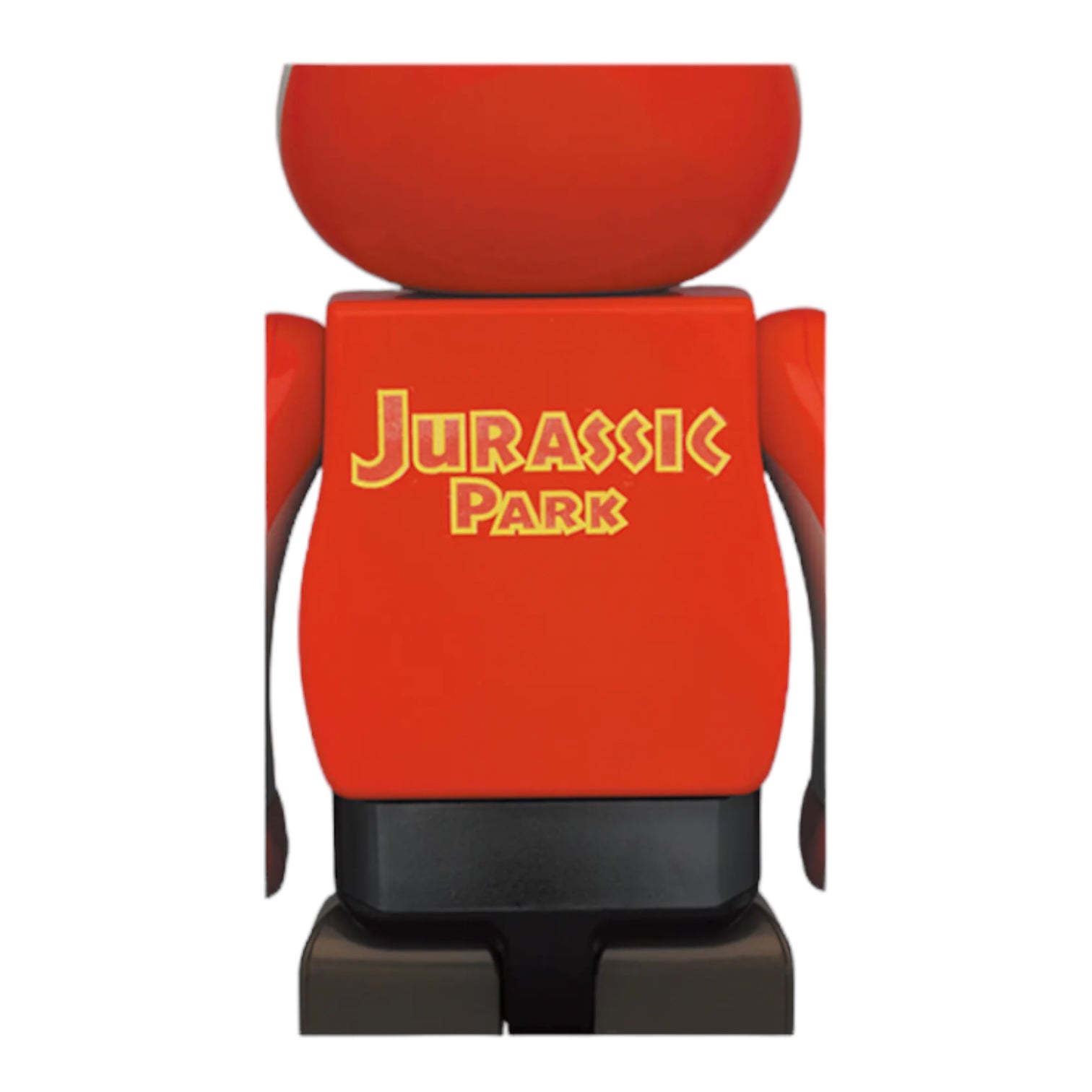 Bearbrick Jurassic Park 1000% - Red and White Collectible Figurine
