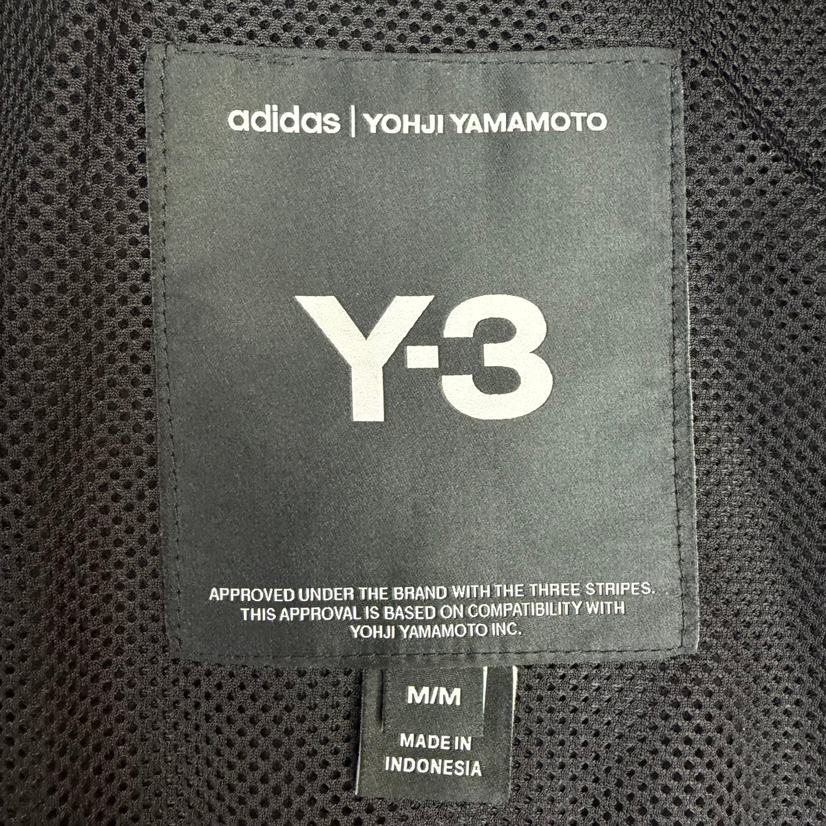 Adidas Y-3 3 Stripes Nylon Shell 1/2 Zip Jacket Black
