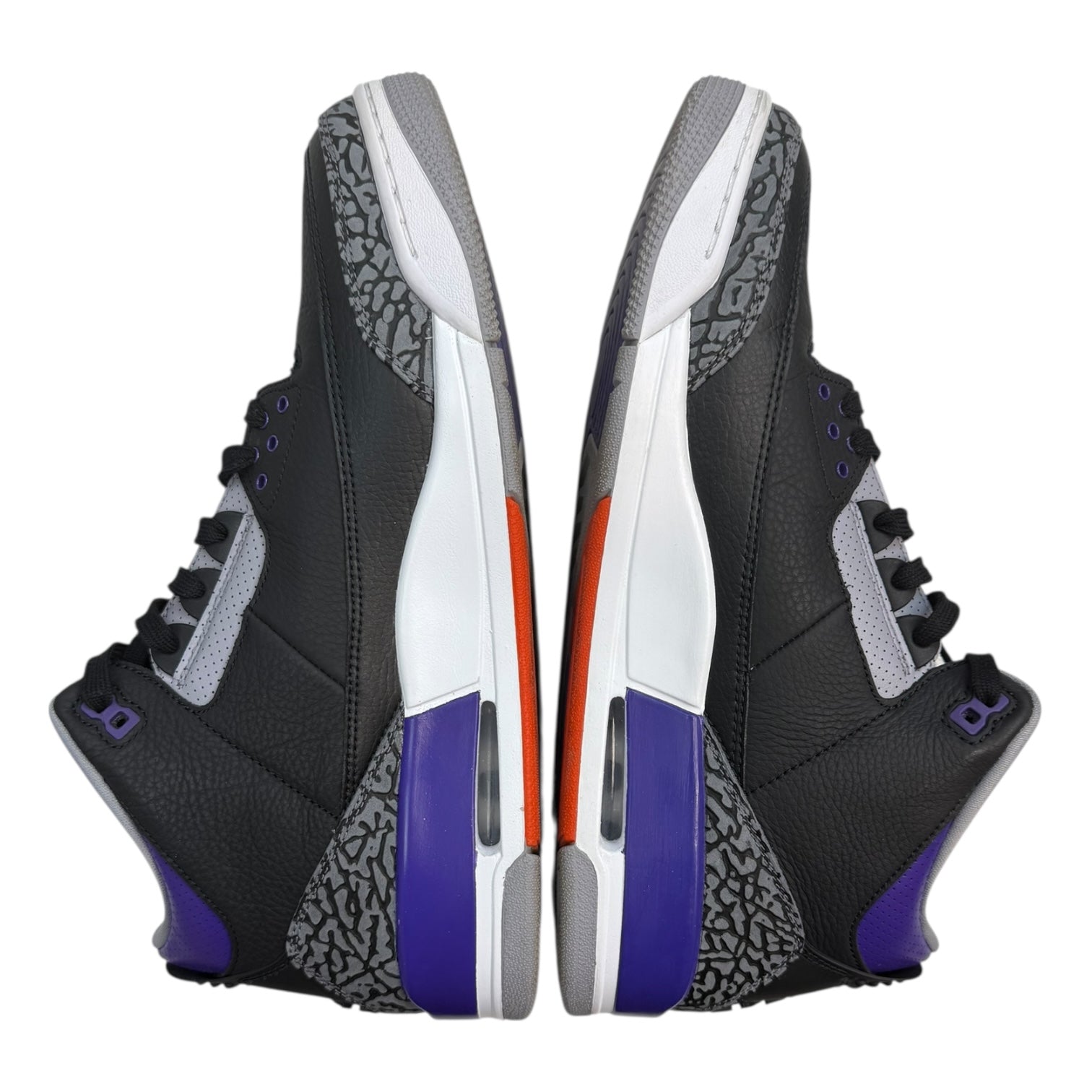 Jordan 3 Retro Black Court Purple (Used)