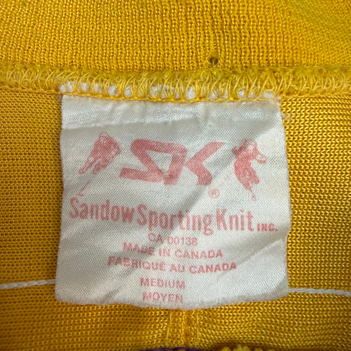 Vintage Los Angeles Kings Jersey Purple/Yellow