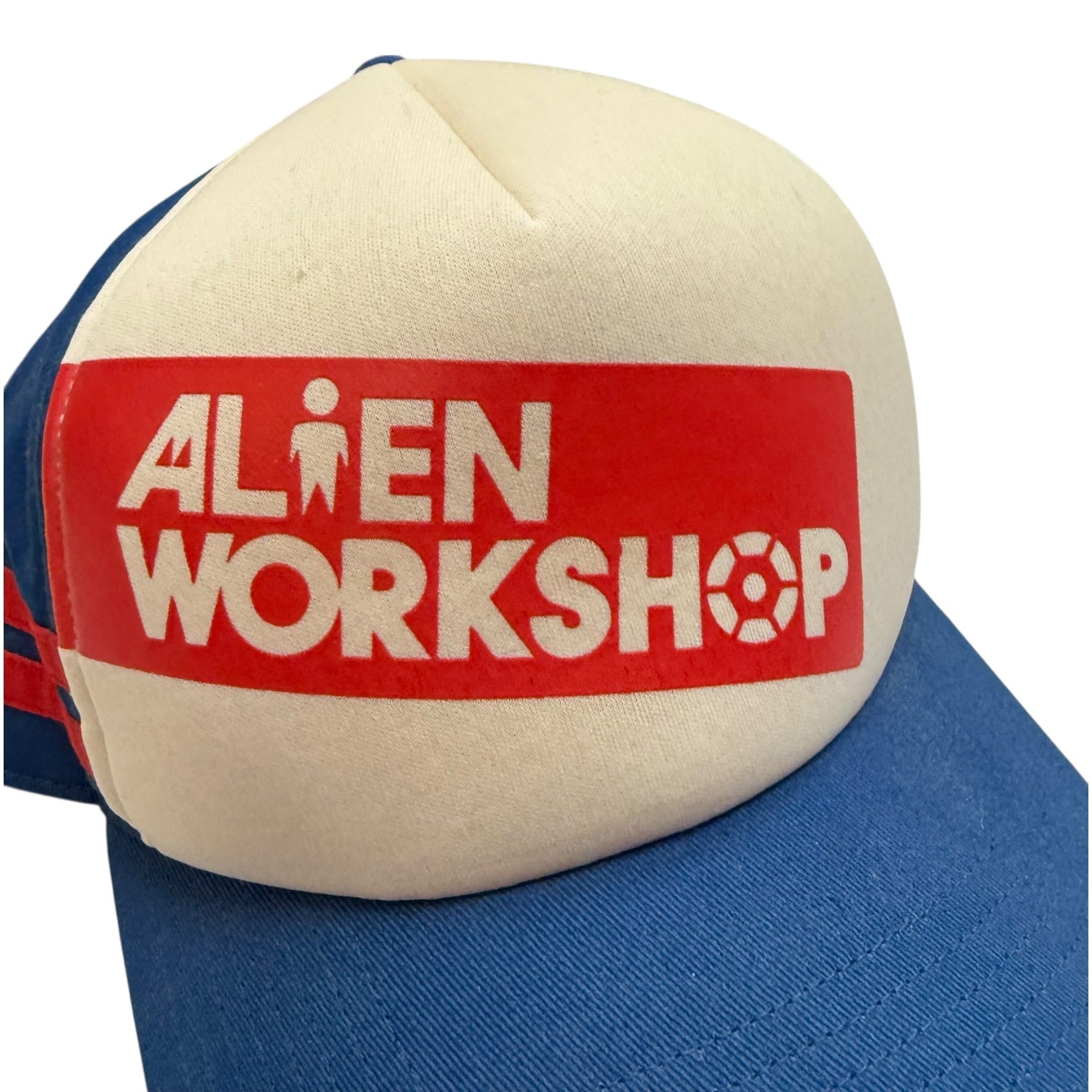 Vintage Alien Workshop Snap Back Hat Red/White/Blue