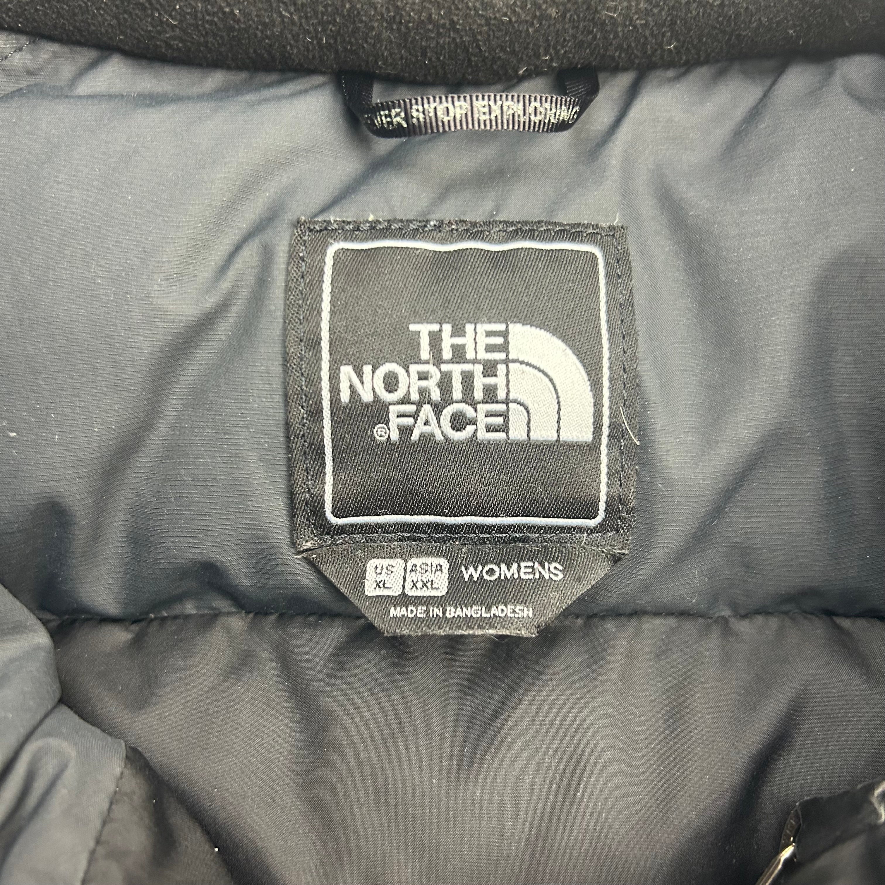 Vintage The North Face 700 Womens Puffer Vest Charcoal