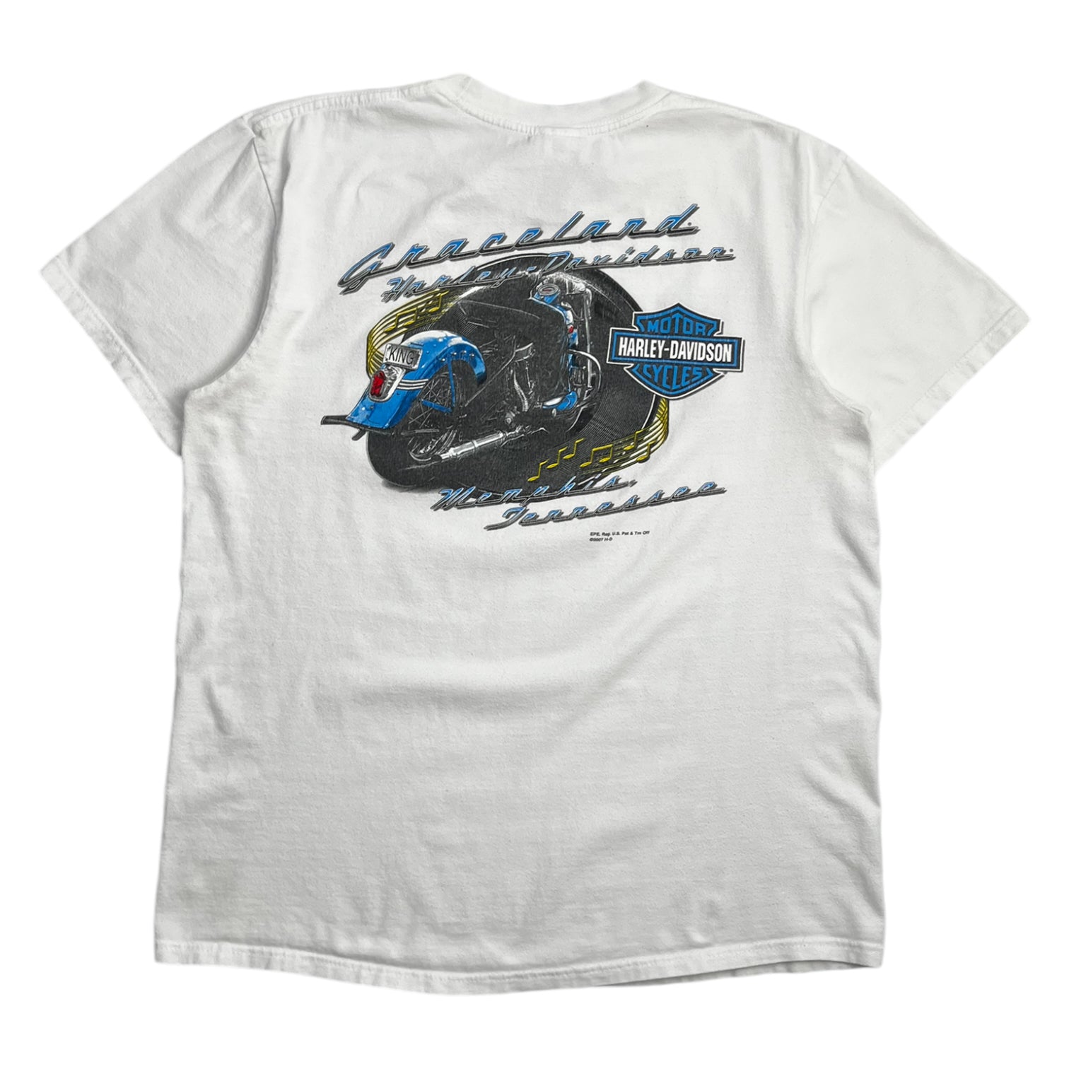 2011 Graceland Harley Davidson Elvis T-Shirt