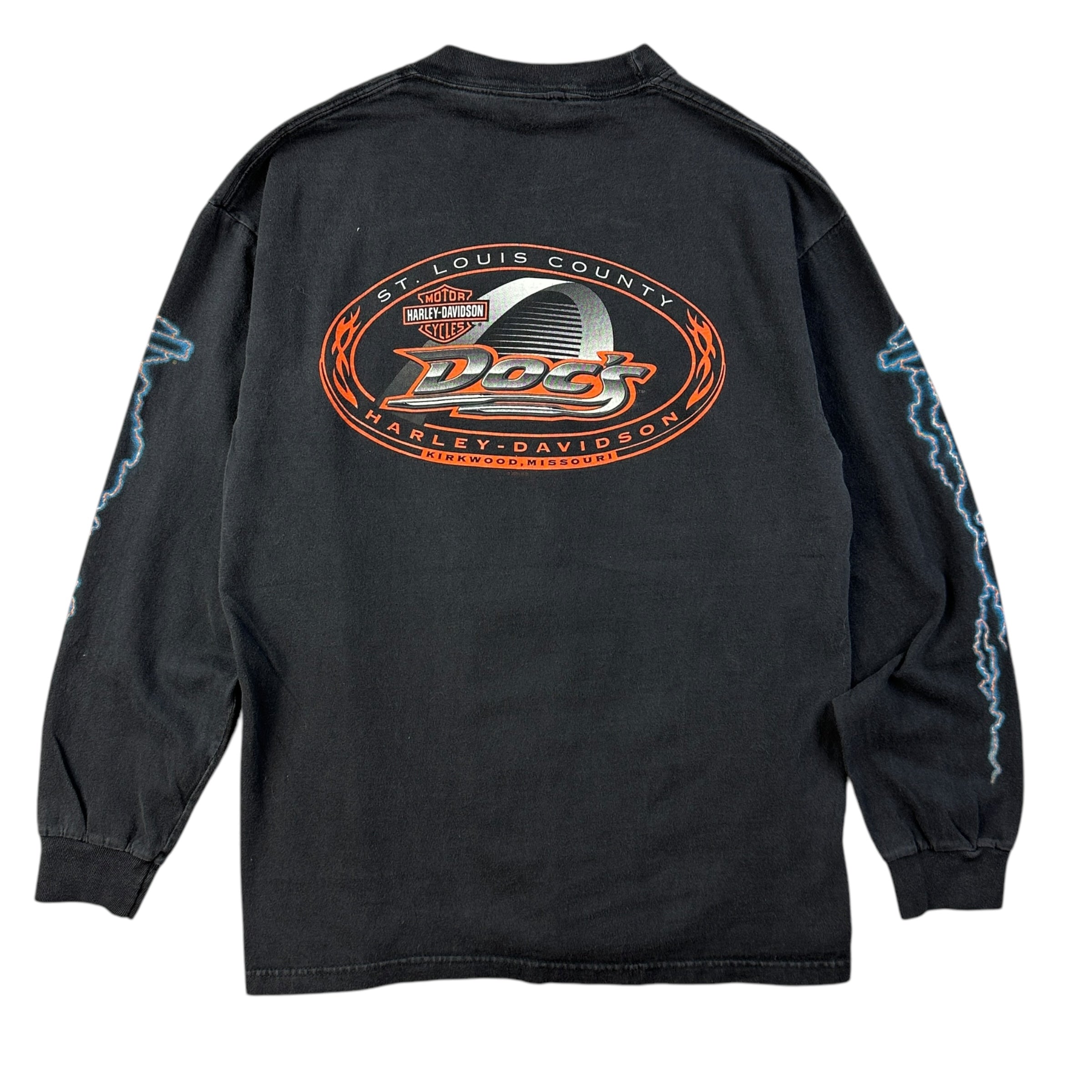 2002 Harley Davidson Make Some Noise L/S Tee Black