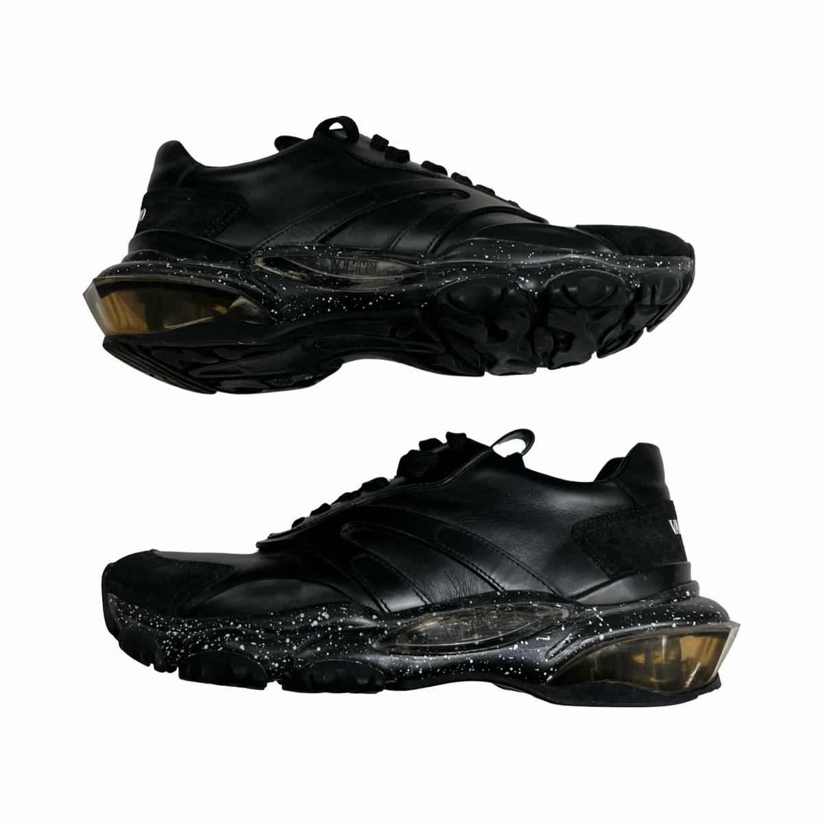Valentino Garavani Bounce Leather Low-Top Sneaker (Used)