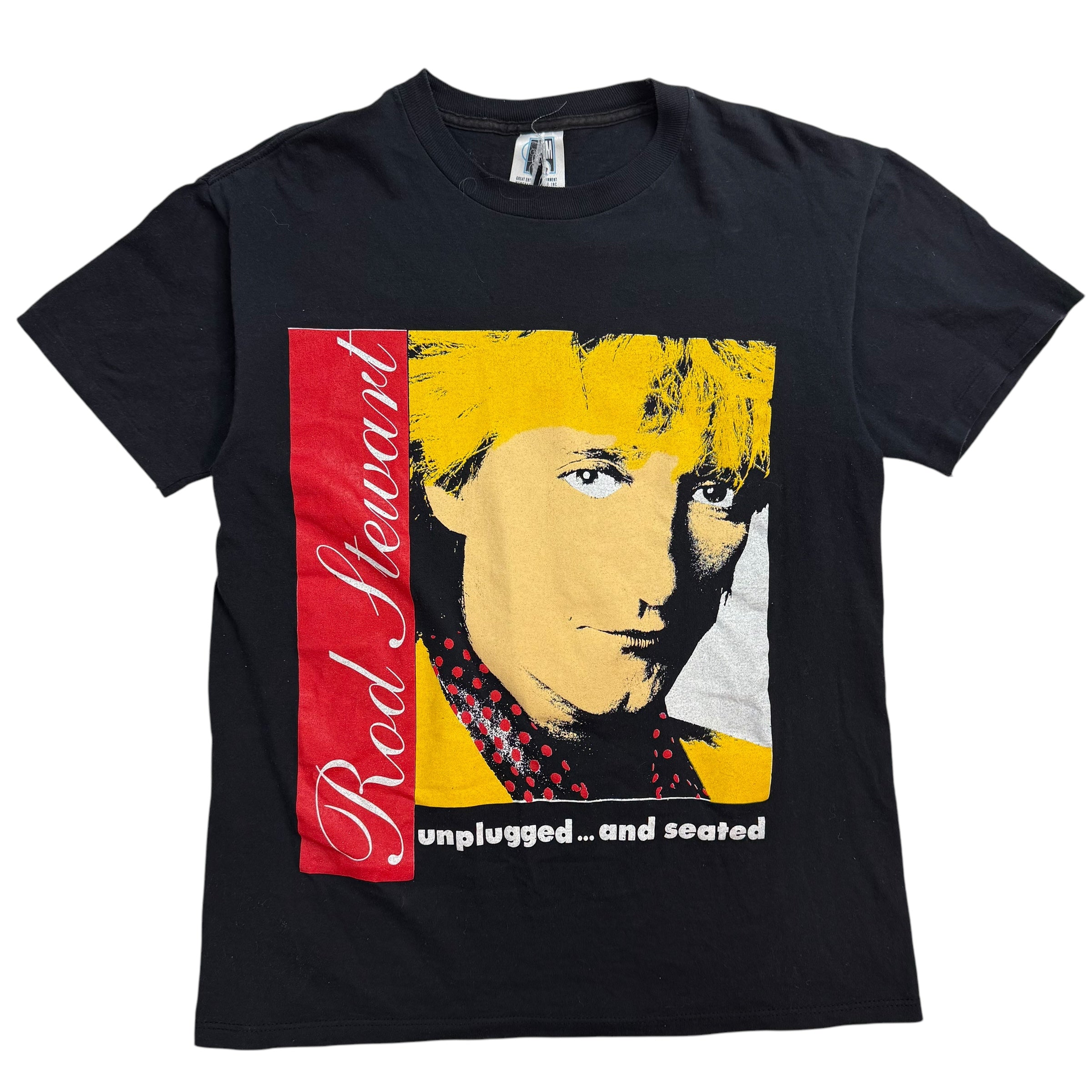 1993 Rod Stewart ‘Unplugged… And Seated’ Tour Tee Black