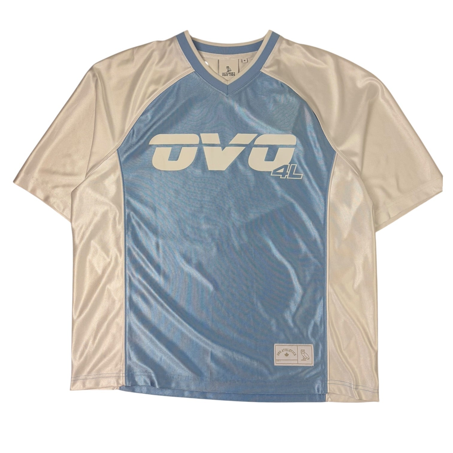 OVO Runner Warm Up Jersey Blue/White
