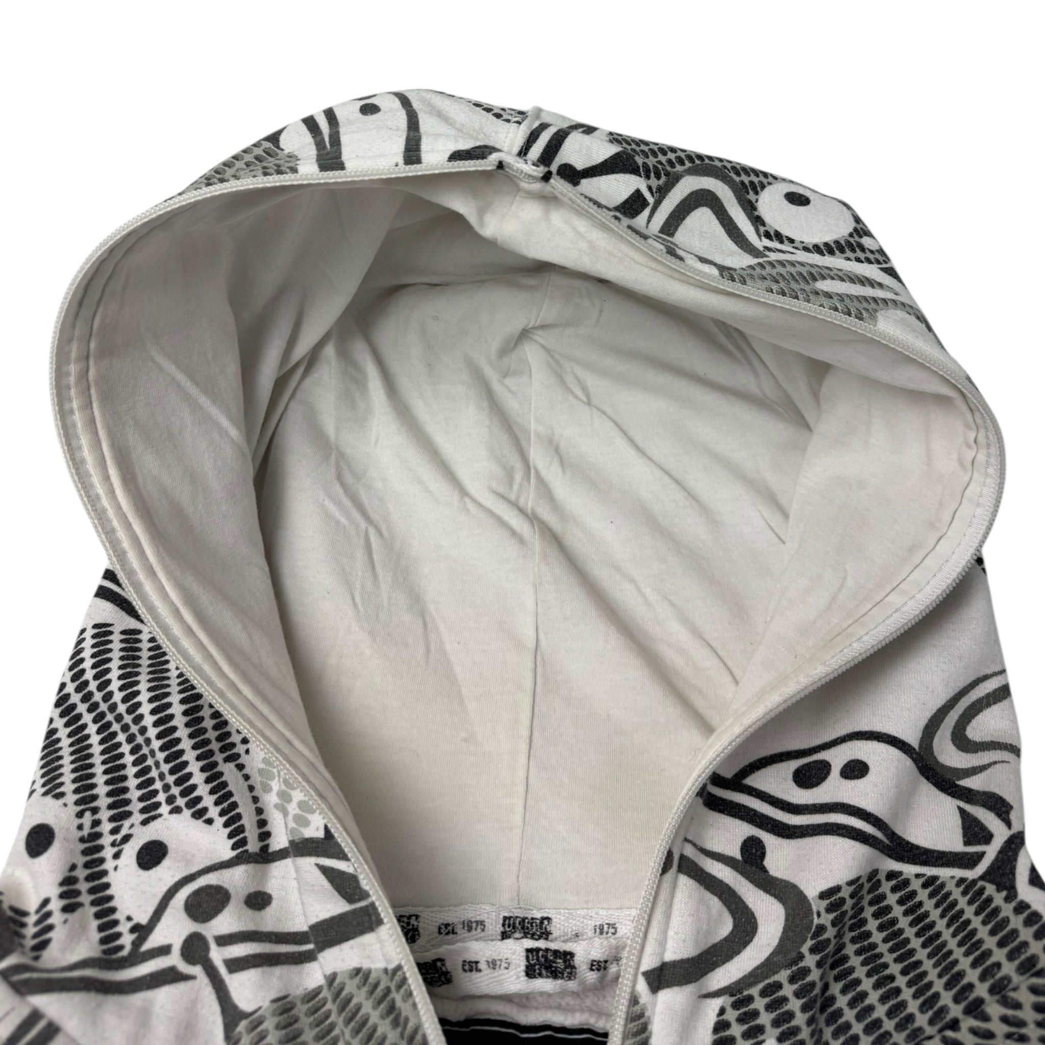 Vintage Urban Heritage Spaces & Skulls Full Zip Hoodie