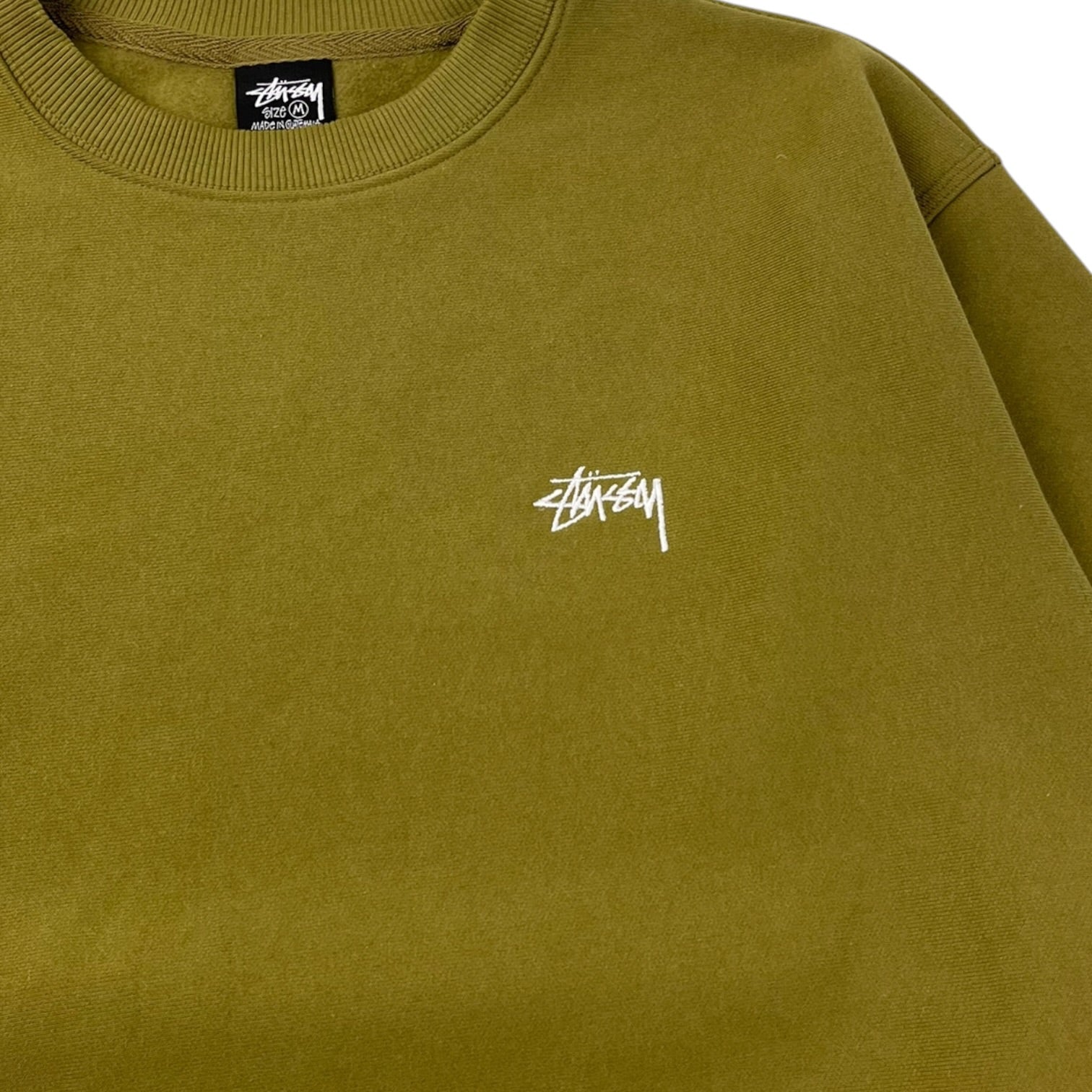 Stussy Stock Crewneck Olive Green