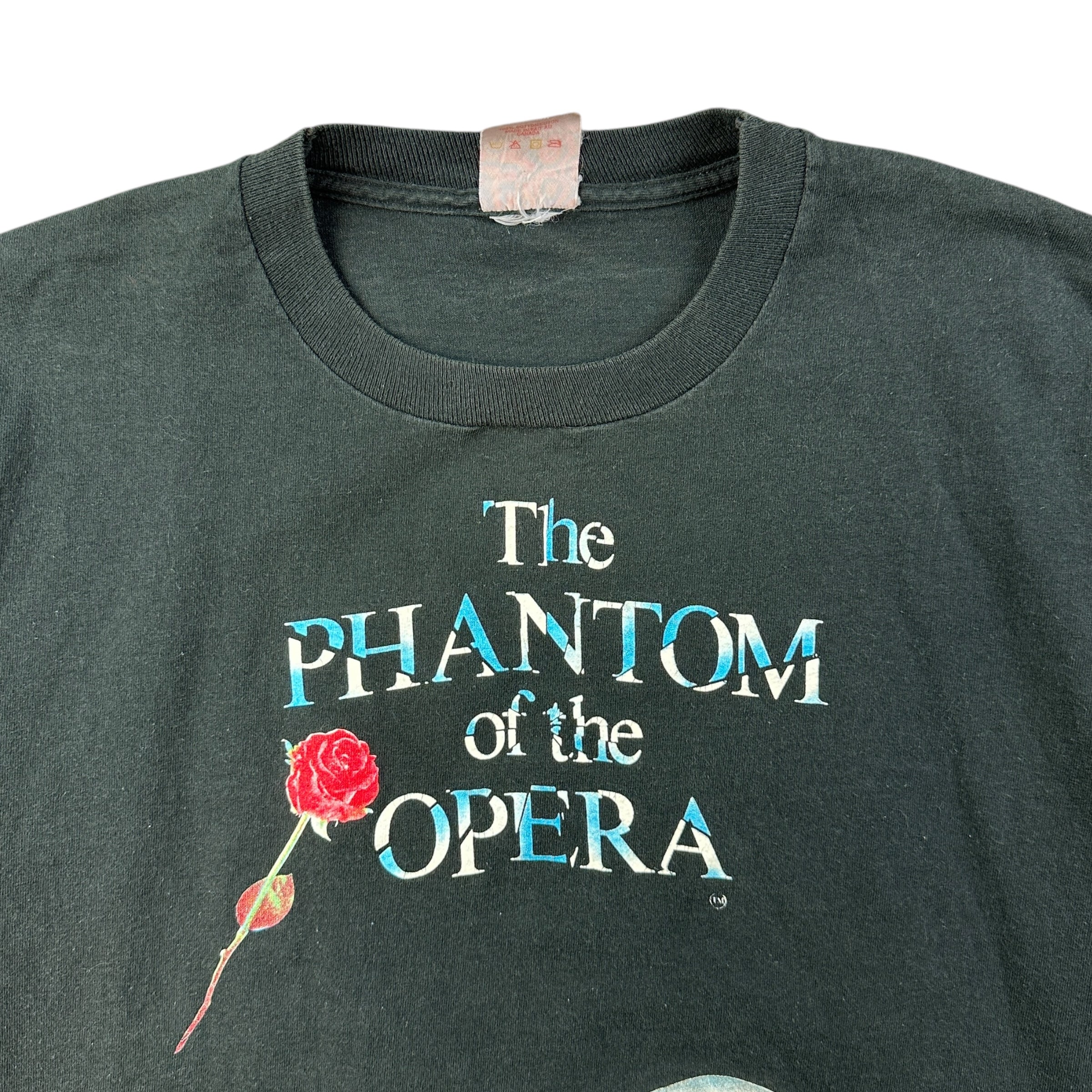 Vintage The Phantom Of The Opera Tee Black