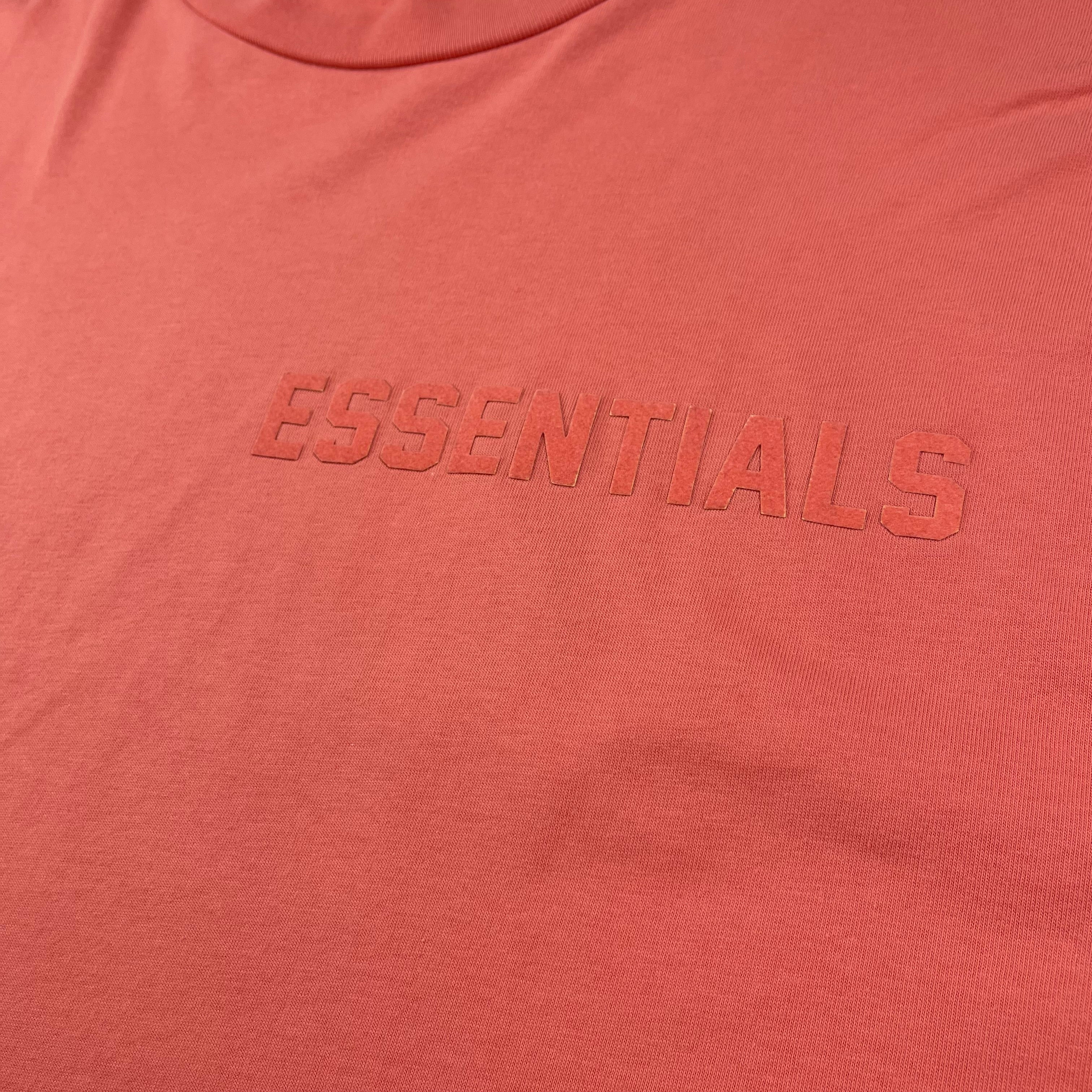Fear of God Essentials Crewneck T-Shirt Coral