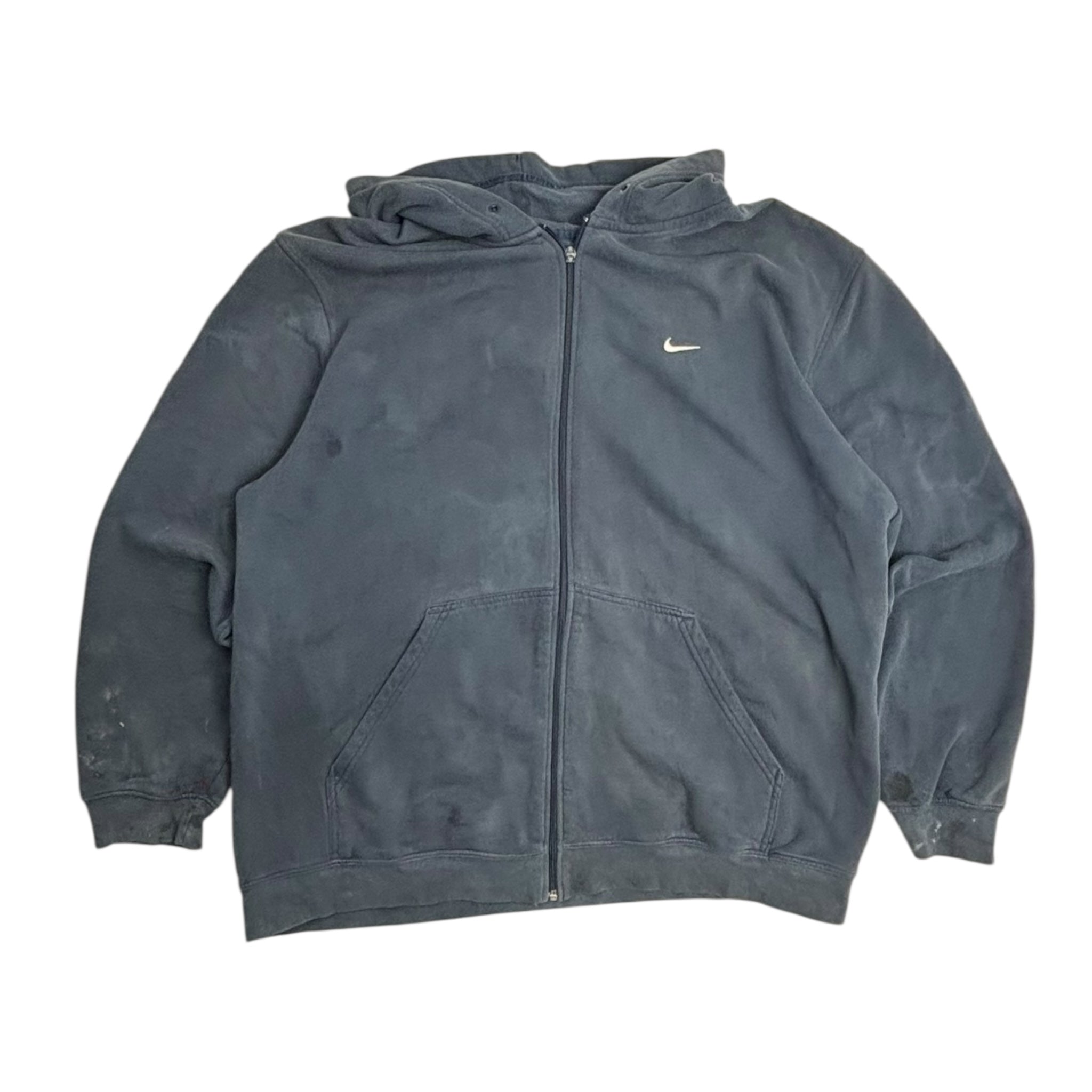 Vintage Nike Zip-Up Hoodie Navy
