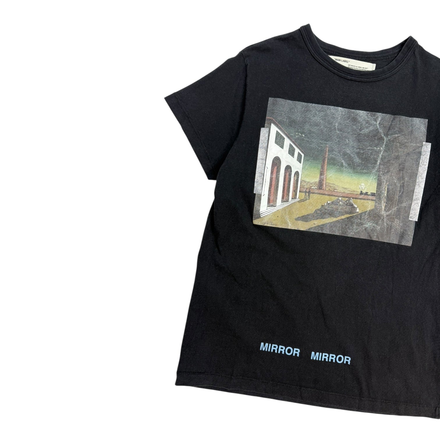 Off-White Chirico Mirror Mirror Tee Black